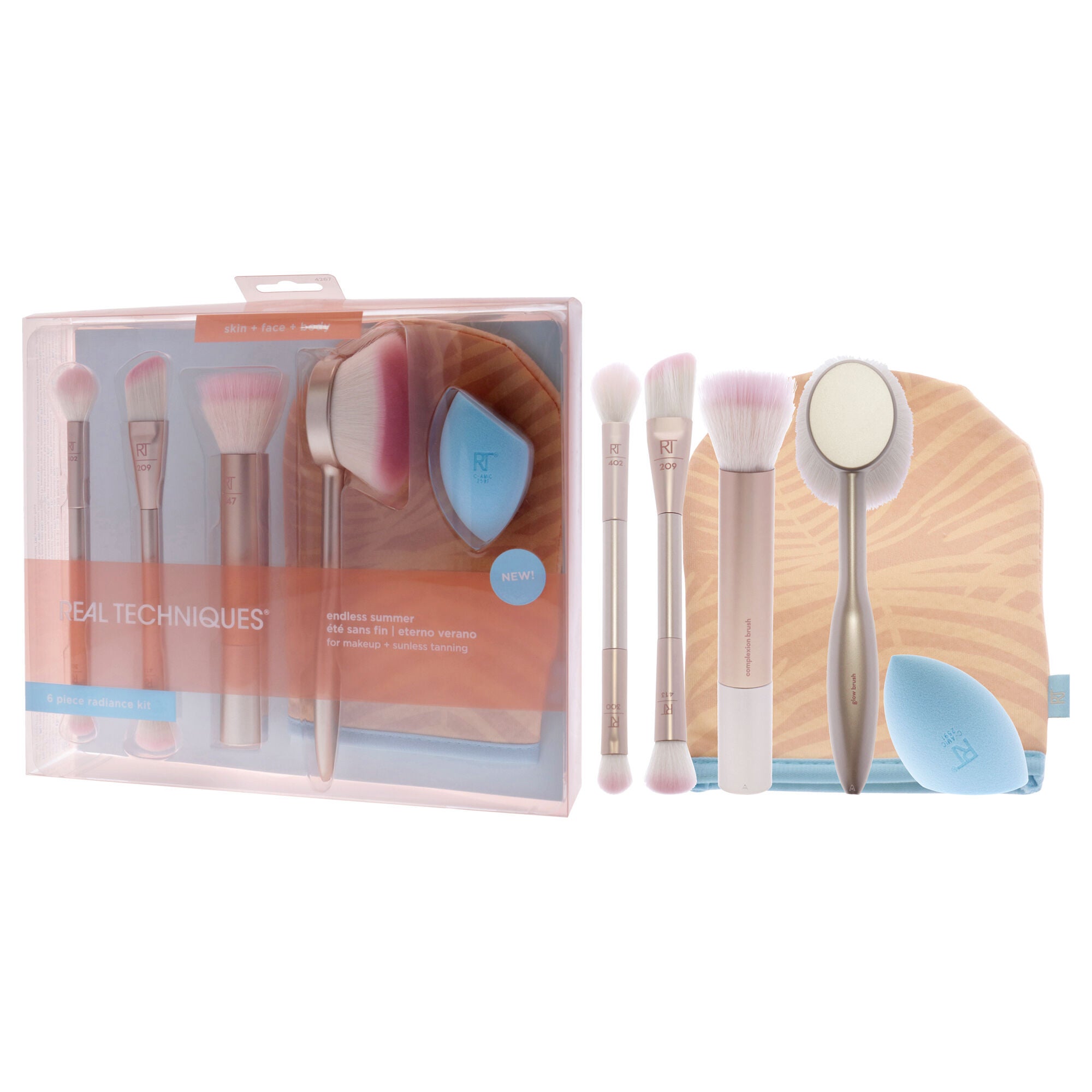 Endless Summer Makeup Brush Set by Real Techniques for Women - 8 Pc, See Description, alternate image number 3