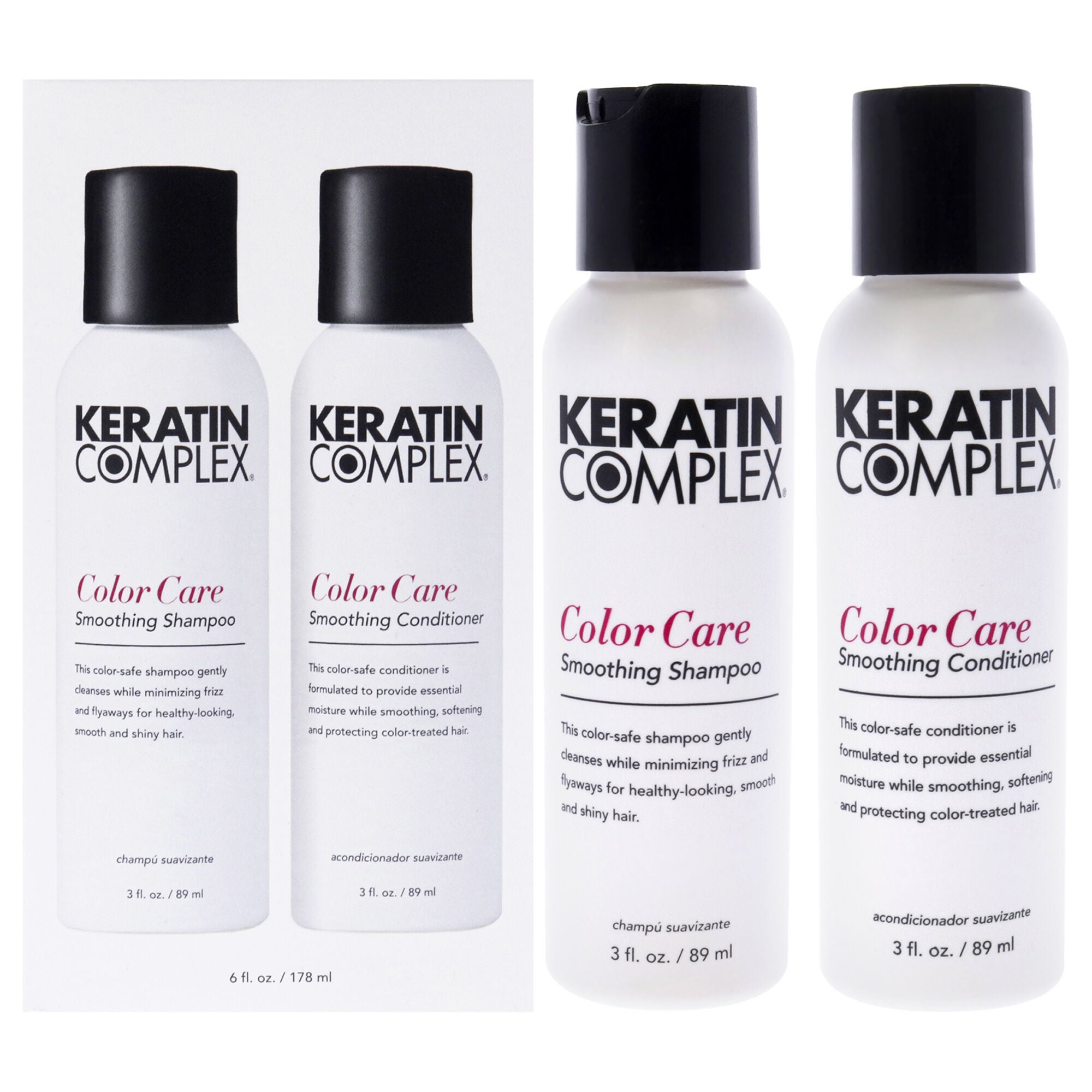 Keratin Complex Color Care Kit by Keratin Complex for Unisex - 2 x 3oz Shampoo, Conditioner, See Description, hi-res image number 0