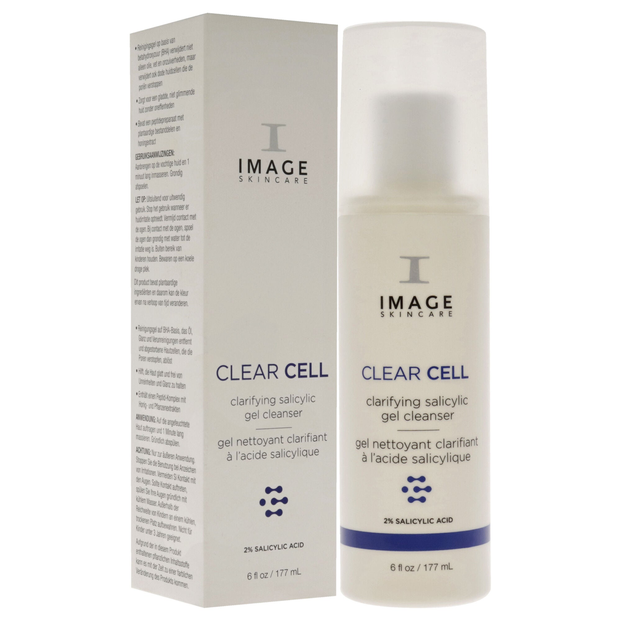 Clear Cell Clarifying Salicylic Gel Cleanser by Image for Unisex - 6 oz Cleanser, See Description, alternate image number 2