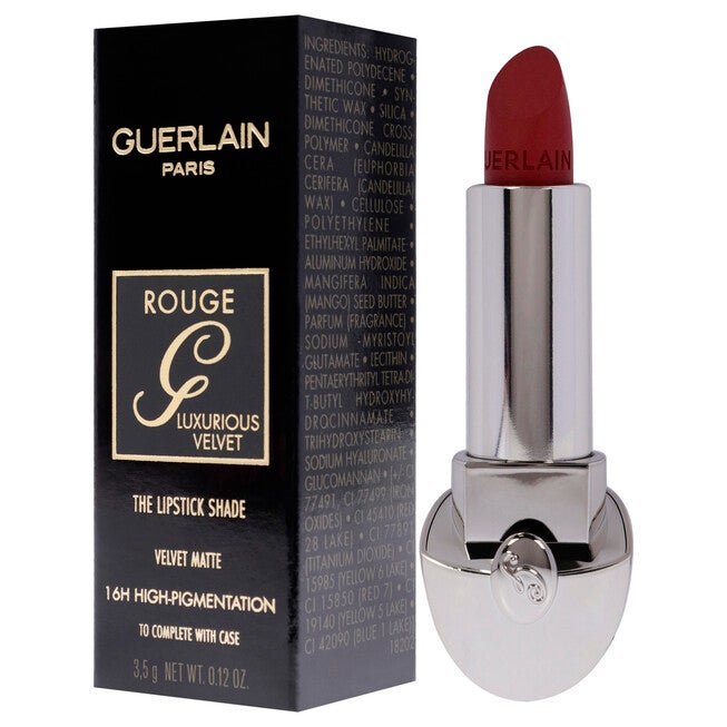 Rouge G Luxurious Velvet Matte Lipstick - N888 Burgundy Red by Guerlain for Women - 0.12 oz Lipstick, NA, alternate image number null