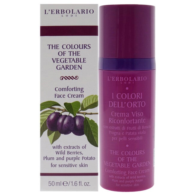 The Colours of the Vegetable Garde - Conforting Face Cream by LErbolario for Women - 1.6 oz Cream, NA, hi-res image number null