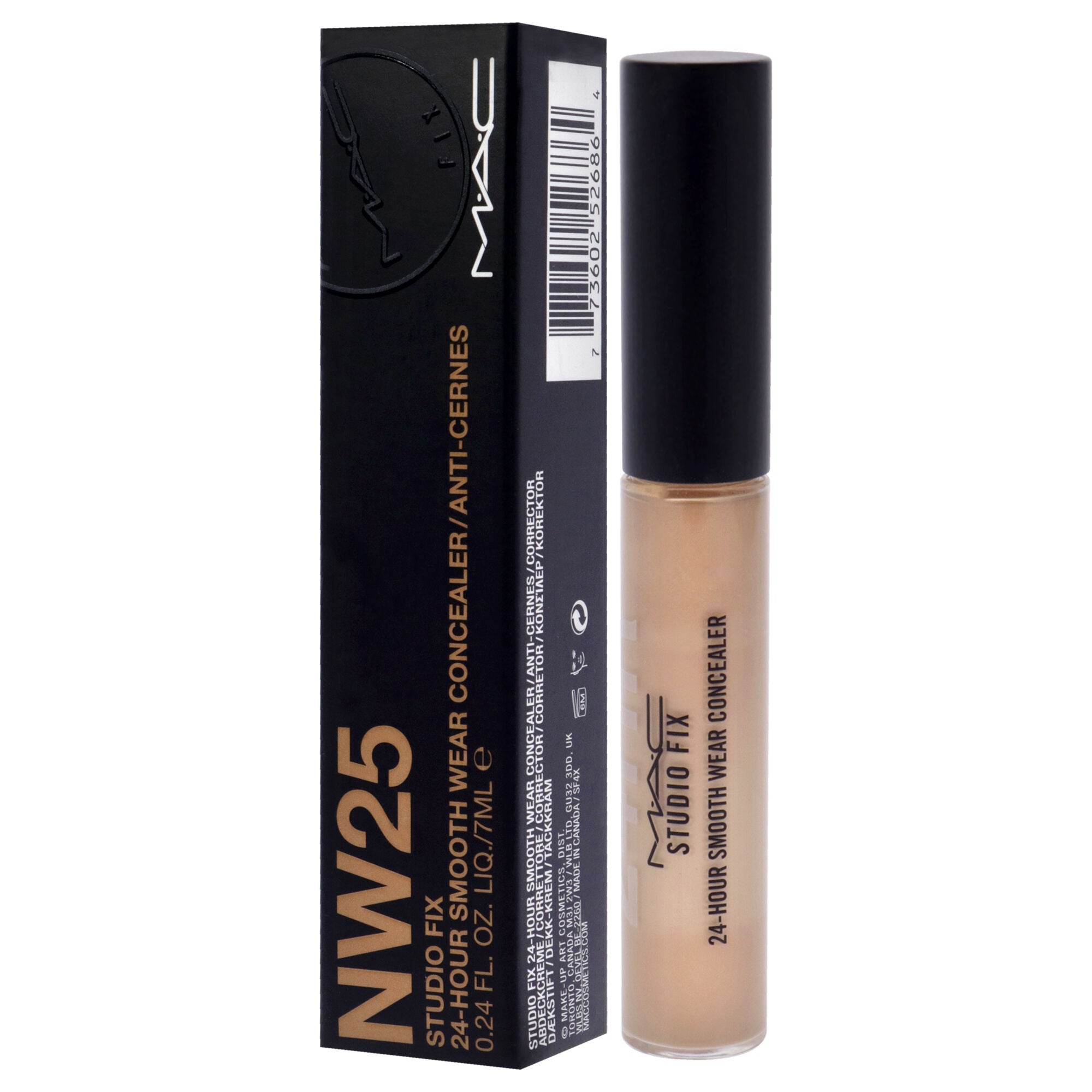 Studio Fix 24 Hour Smooth Wear Concealer - NW25 by MAC for Women - 0.24 oz Concealer, , alternate image number 7