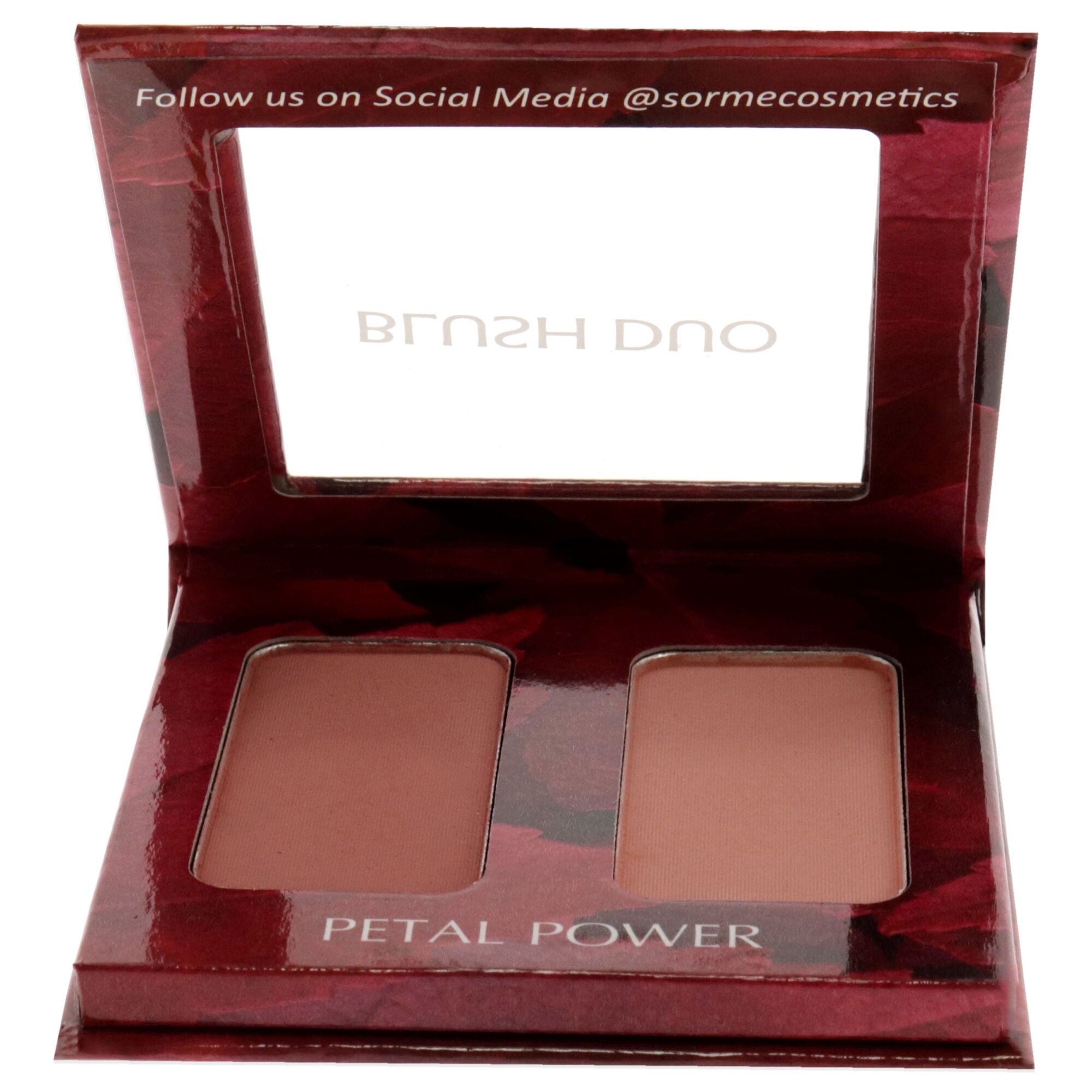 Blush Duo Compacts - Petal Power by Sorme Cosmetics for Women - 2 x 0.12 oz Blush, See Description, alternate image number 1