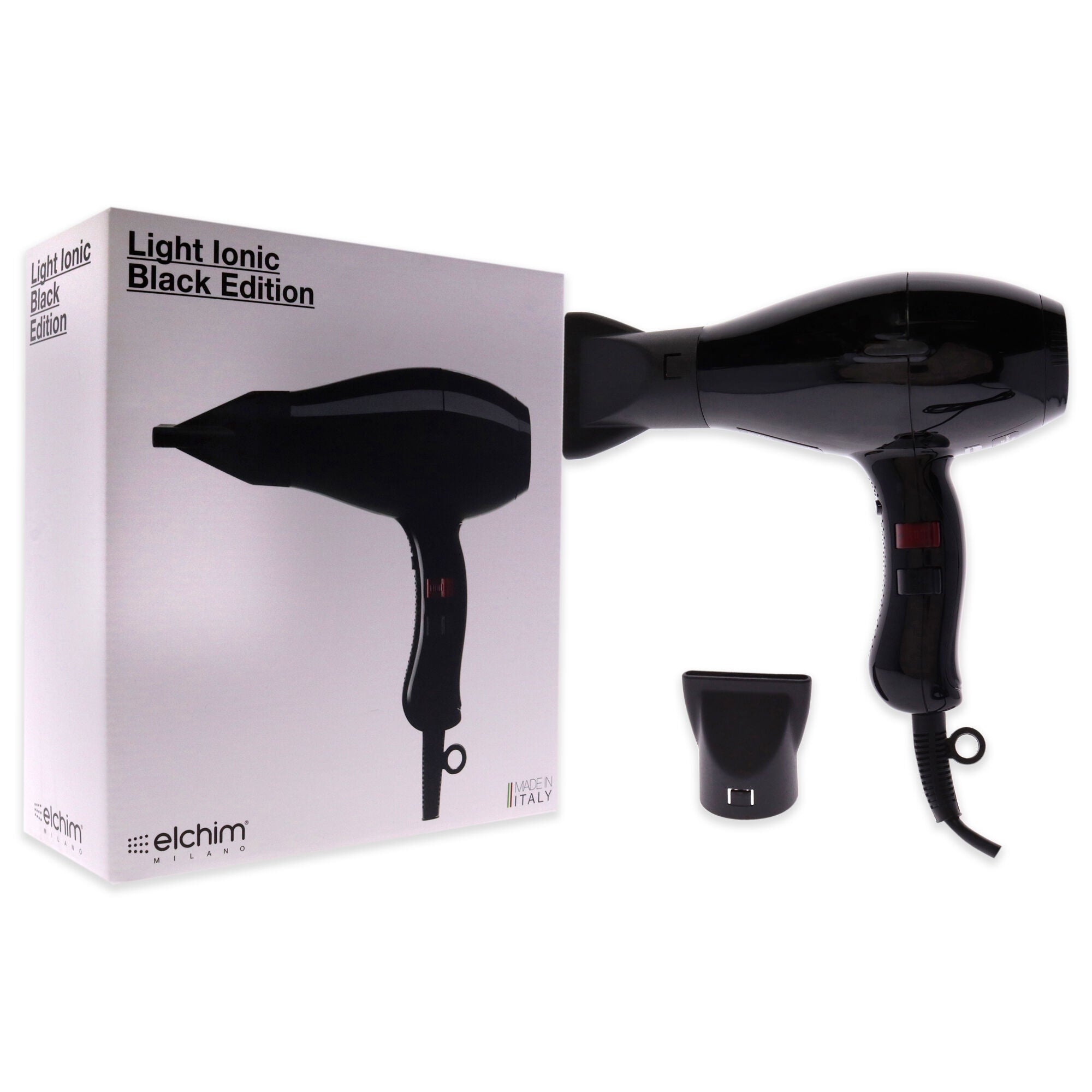 Light Ionic Edition Hair Dryer - Black by Elchim for Unisex - 1 Pc Hair Dryer, See Description, alternate image number 2