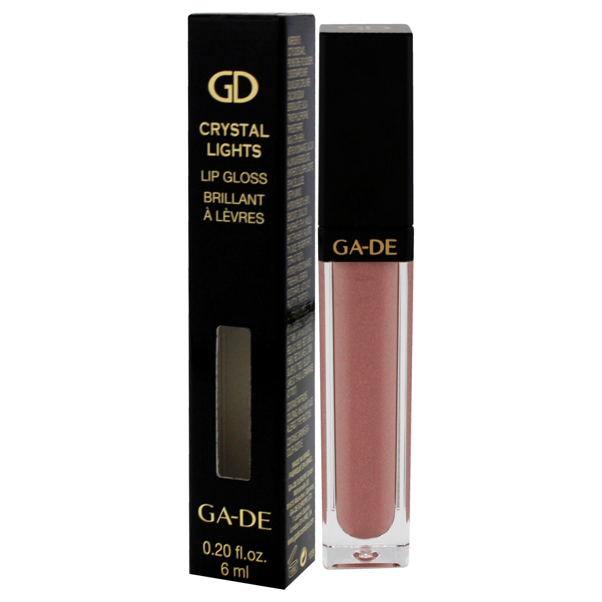 Crystal Lights Lip Gloss - 823 Rose Glitz by GA-DE for Women - 0.2 oz Lip Gloss, See Description, alternate image number 3