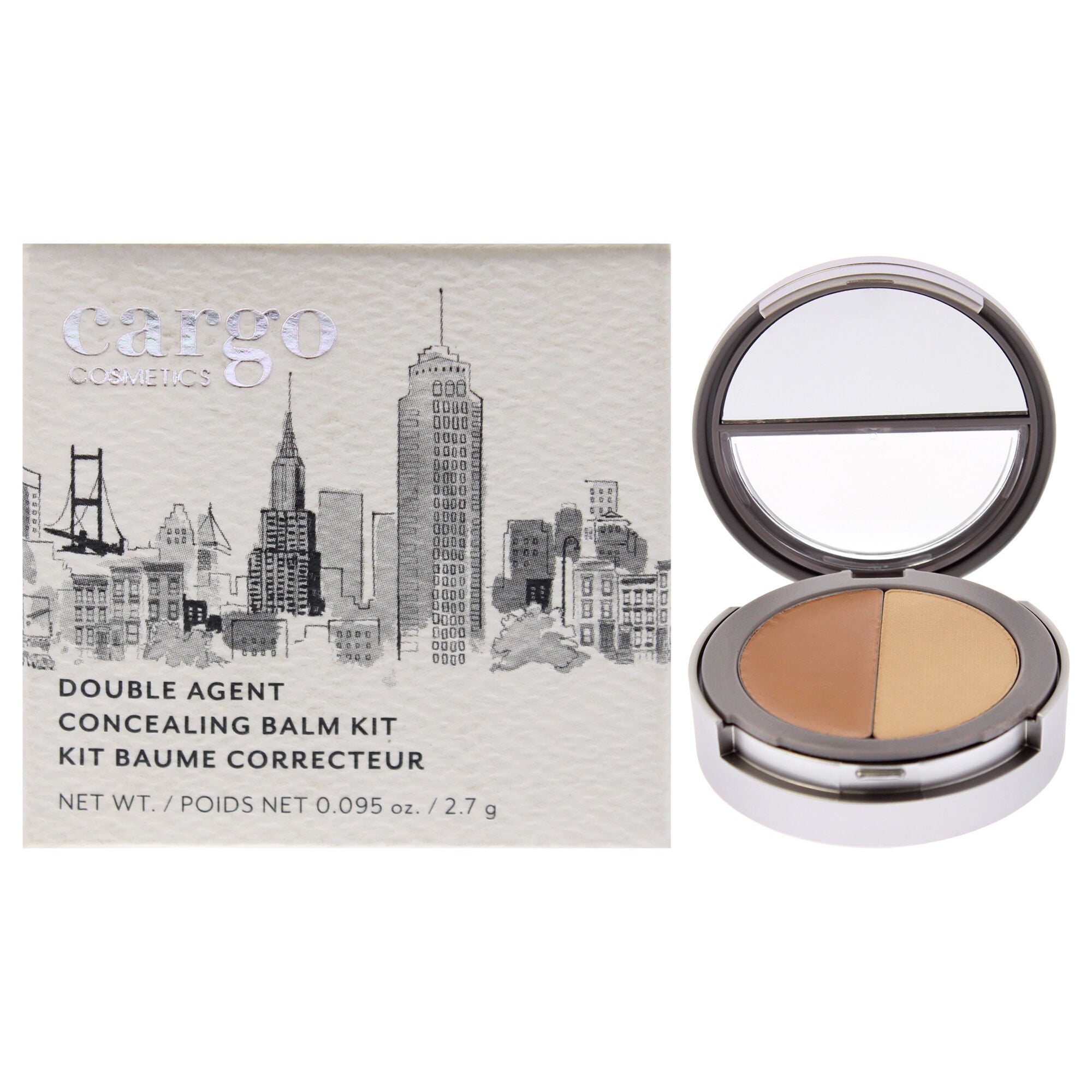Double Agent Concealing Balm Kit - # 6W Deep by Cargo for Women - 0.095 oz Concealer, See Description, hi-res image number 0