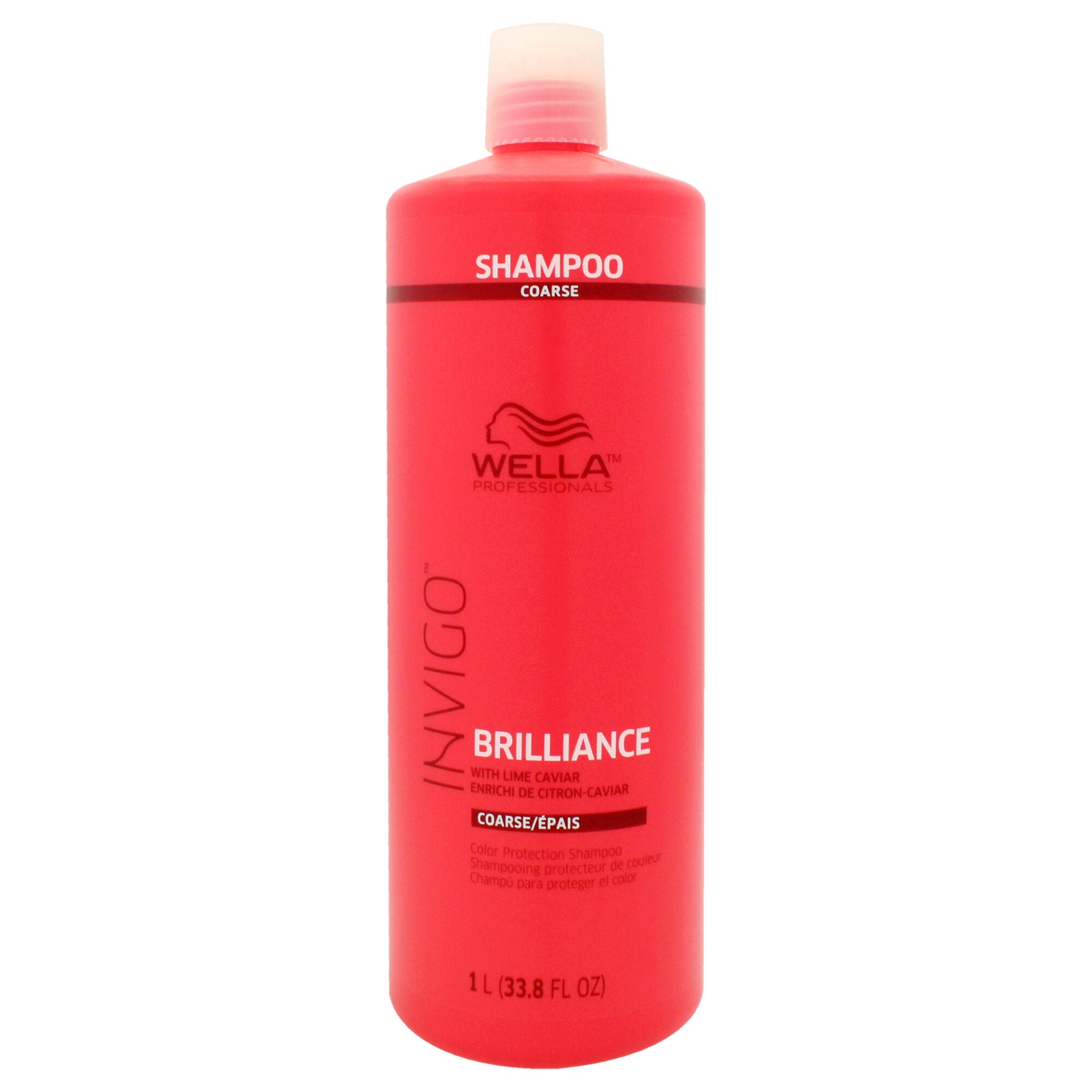 Invigo Brilliance Shampoo For Coarse Hair by Wella for Unisex - 33.8 oz Shampoo, See Description, hi-res image number 0
