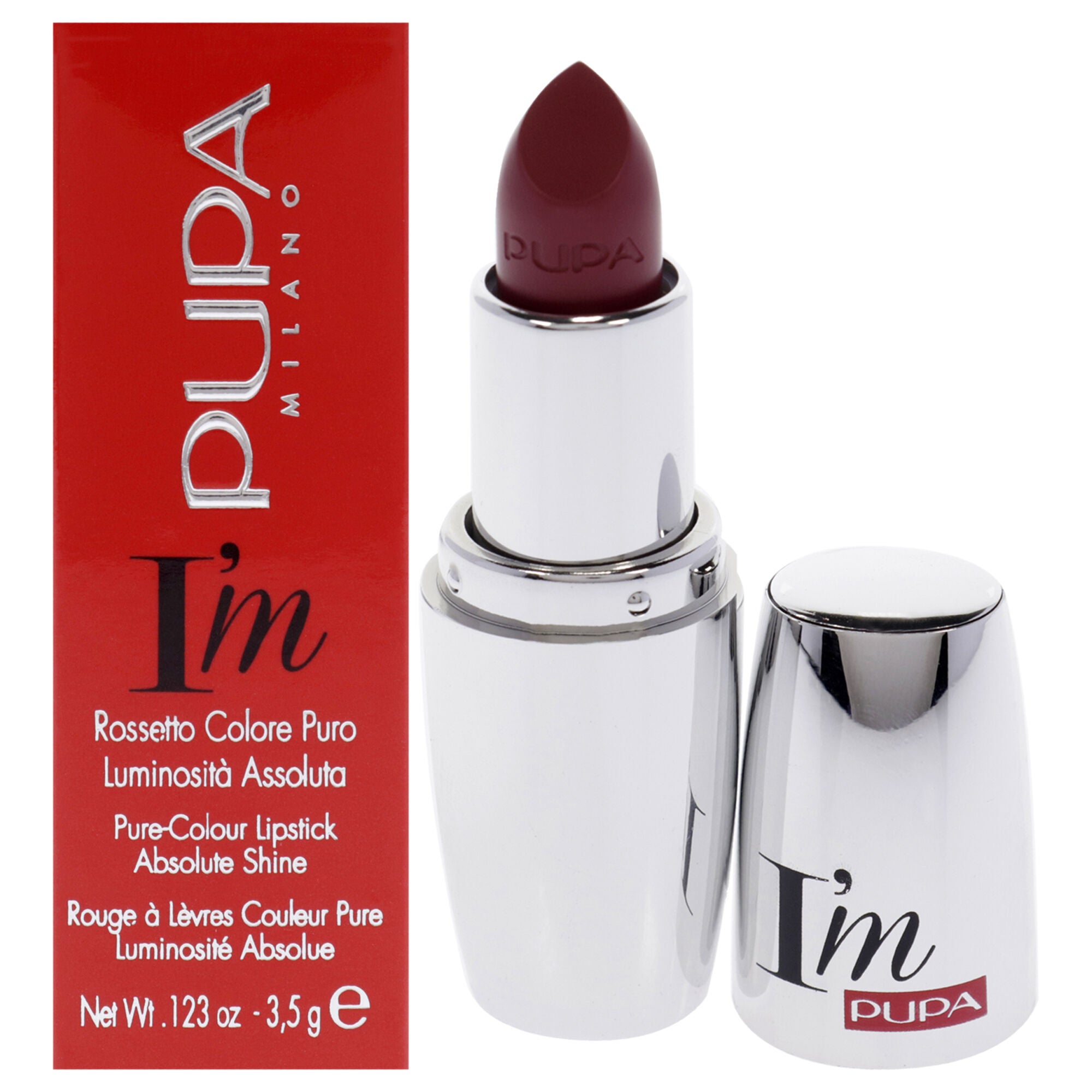 I Am Pure-Colour Lipstick - 111 Glam Rose by Pupa Milano for Women - 0.123 oz Lipstick, See Description, hi-res image number 0