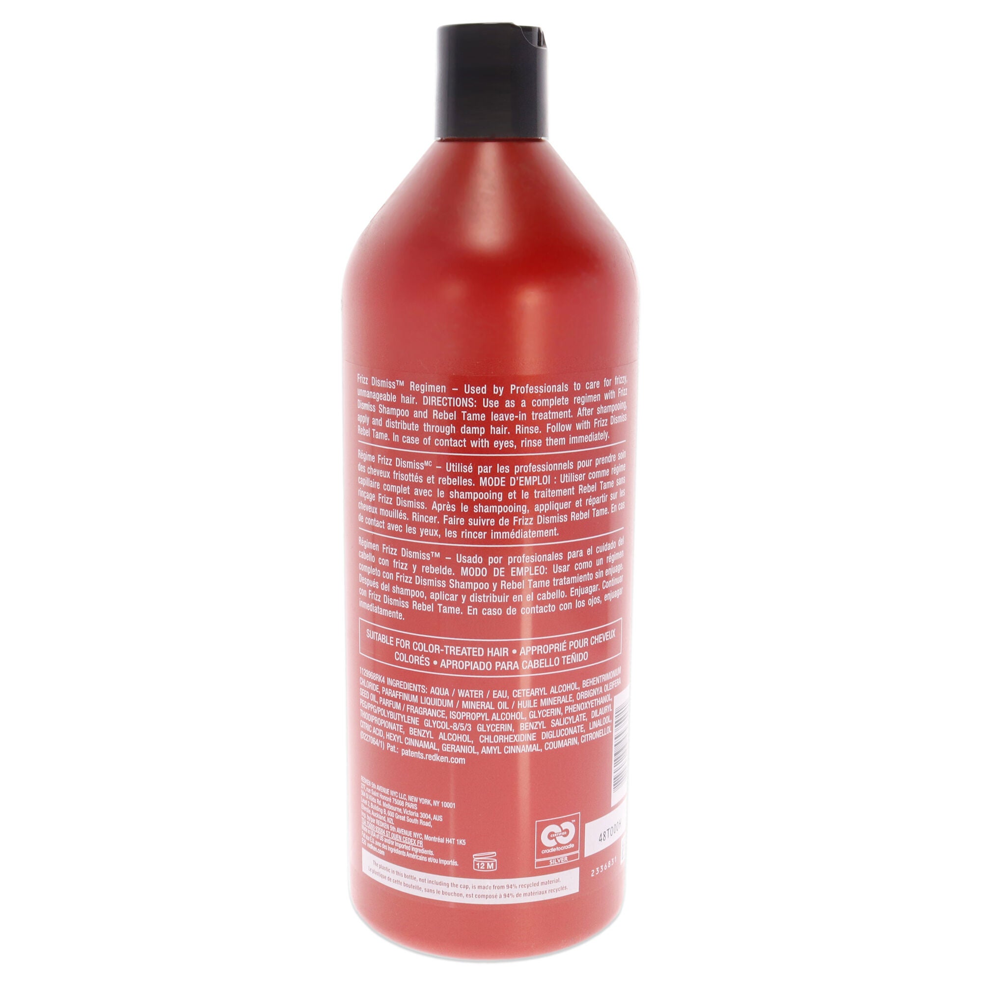 Frizz Dismiss Conditioner-NP by Redken for Unisex - 33.8 oz Conditioner, , alternate image number 4