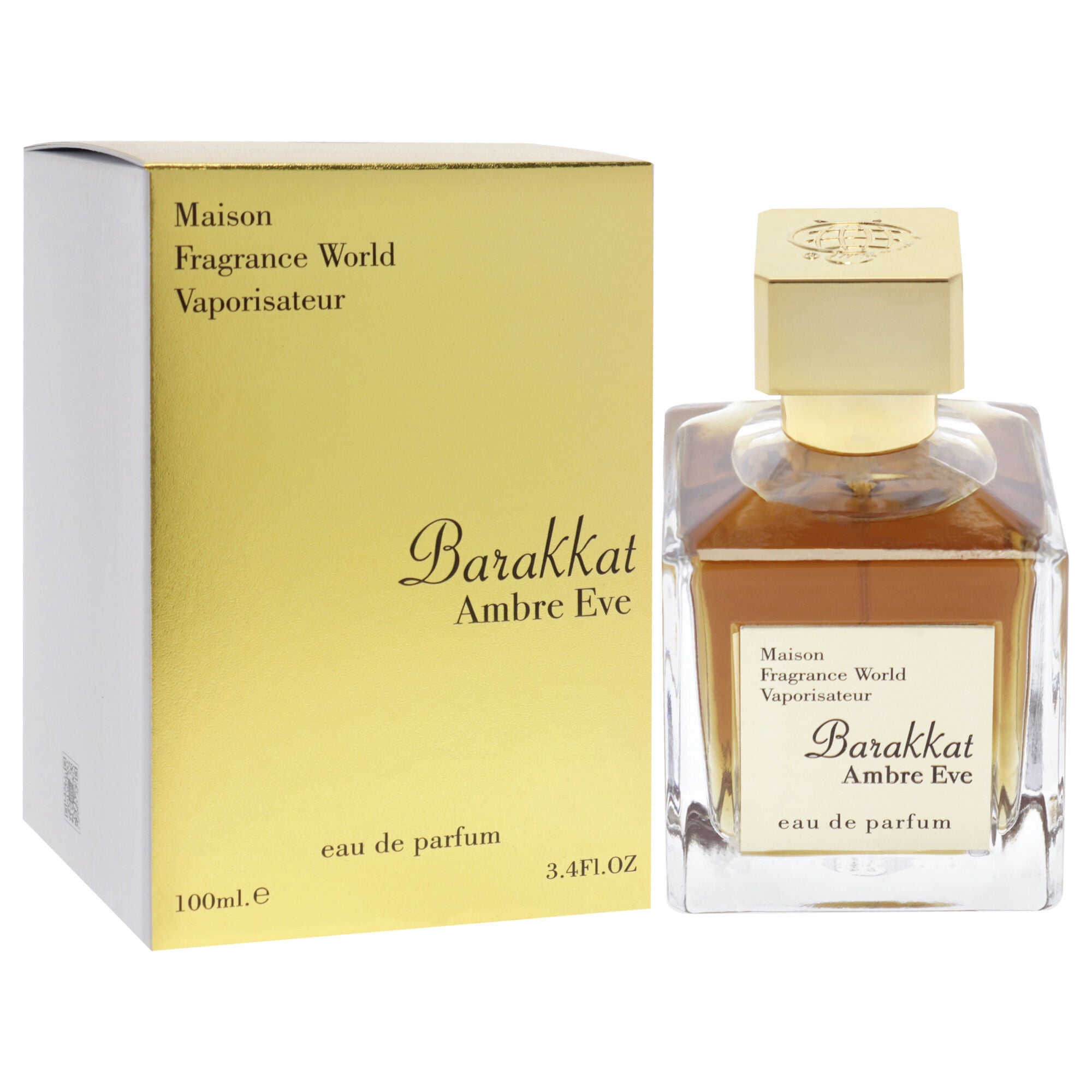 Maison Barakkat Amber Eve by Fragrance World for Unisex - 3.4 oz EDP Spray, See Description, alternate image number 1