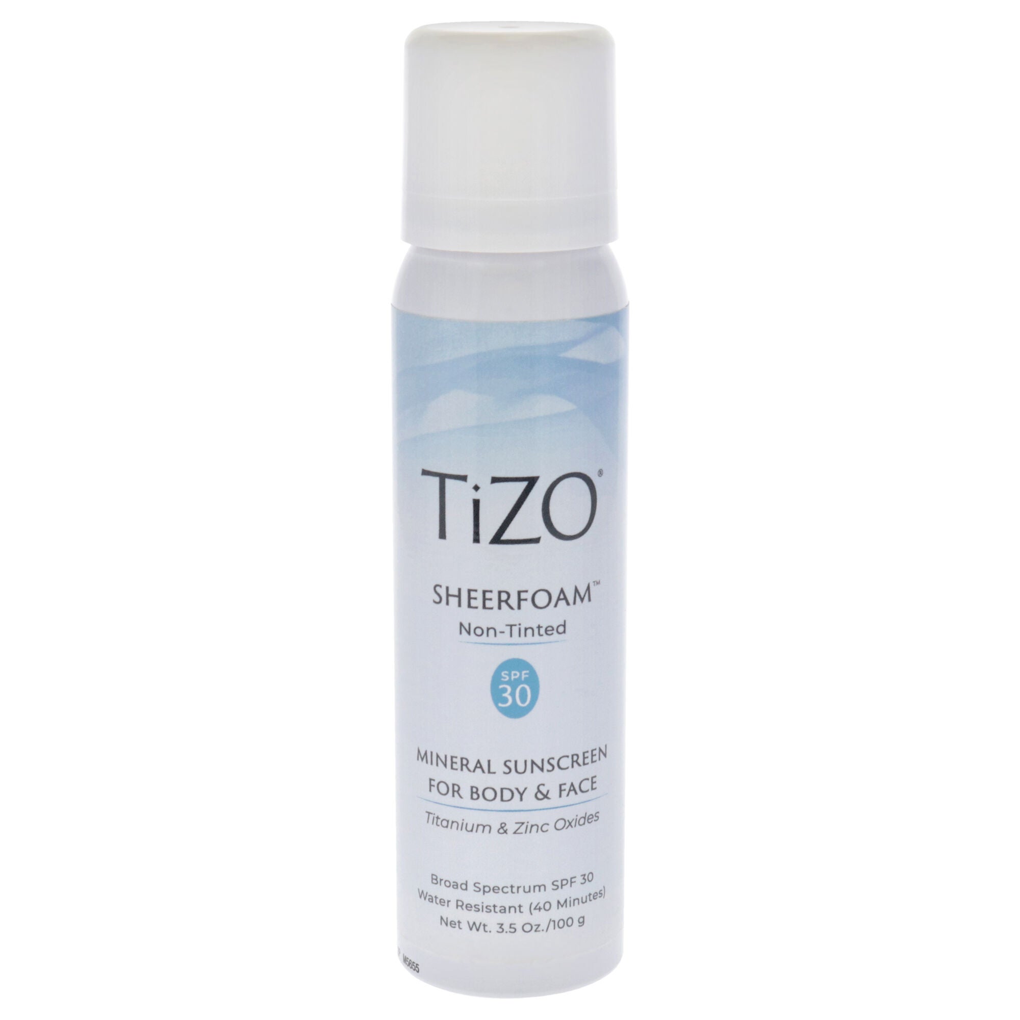 SheerFoam Body And Face Non-Tinted SPF 30 by Tizo for Unisex - 3.5 oz Sunscreen, See Description, alternate image number 1