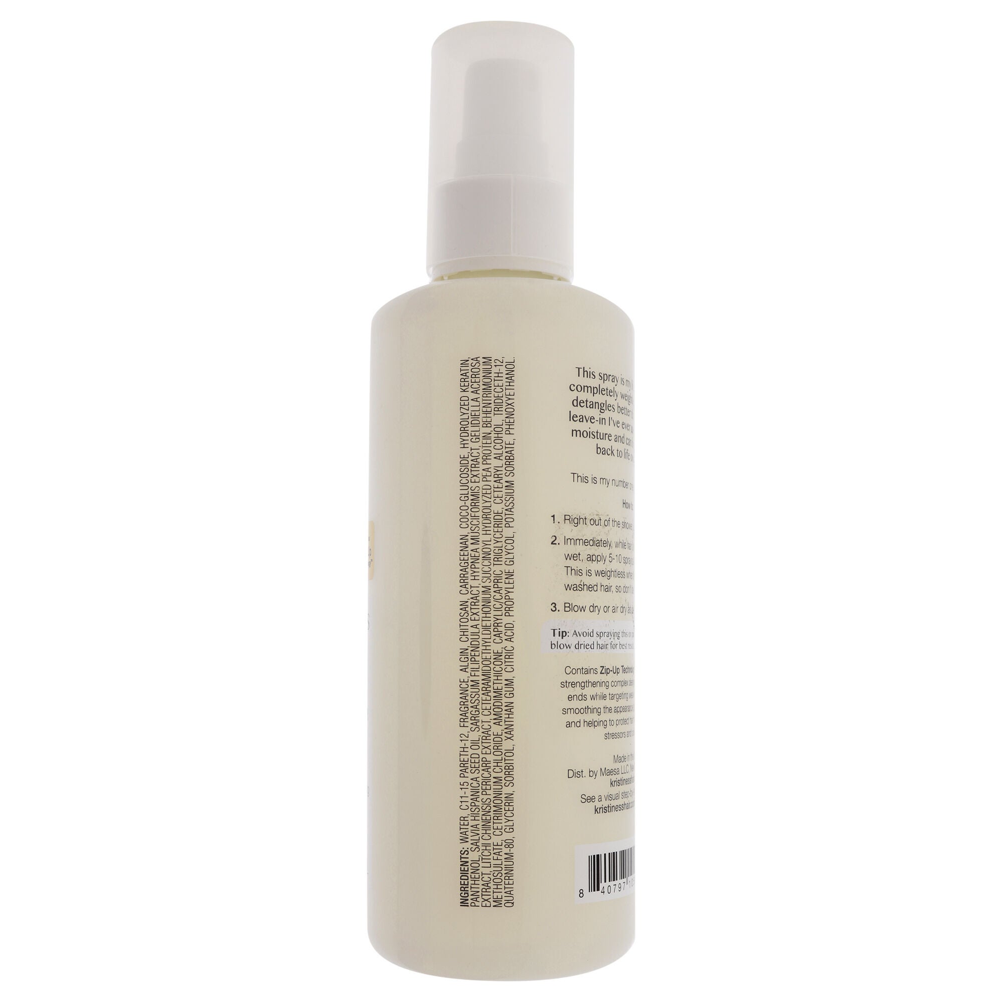 Weightless Shine Leave-In Conditioner by Kristin Ess for Unisex - 8.45 oz Conditioner, , alternate image number 2