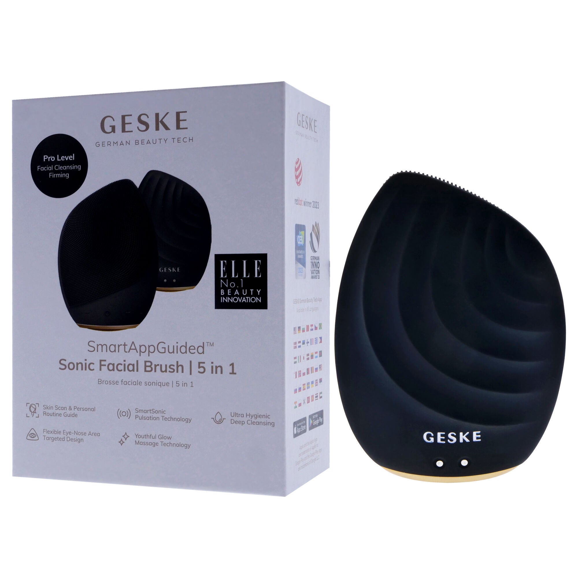 Sonic Facial Brush 5 in 1 - Gray by Geske for Women - 1 Pc Brush, , alternate image number 7