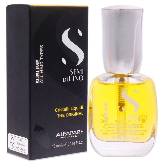 Sublime Cristalli Liquidi The Original by Alfaparf Milano for Unisex - 0.51 oz Serum, , alternate image number null