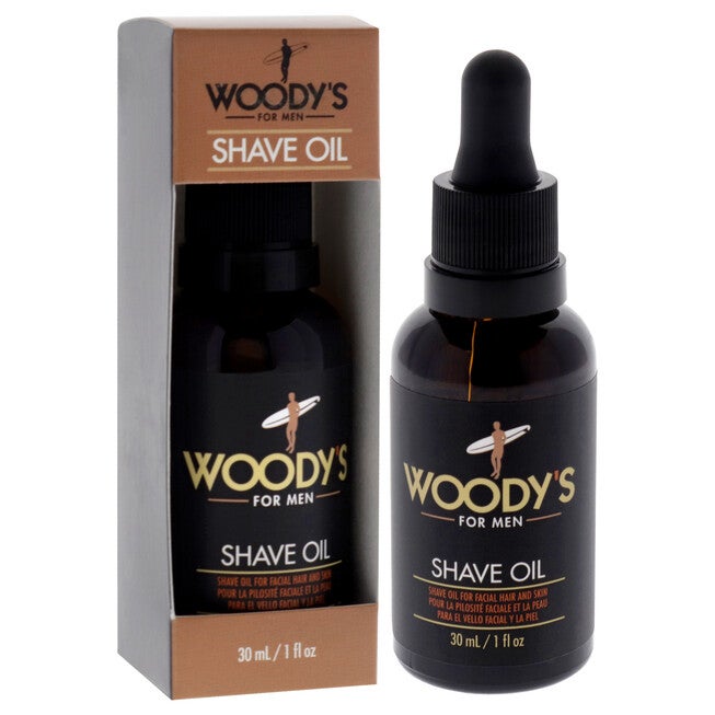 Shave Oil by Woodys for Men - 1 oz Oil, NA, alternate image number null