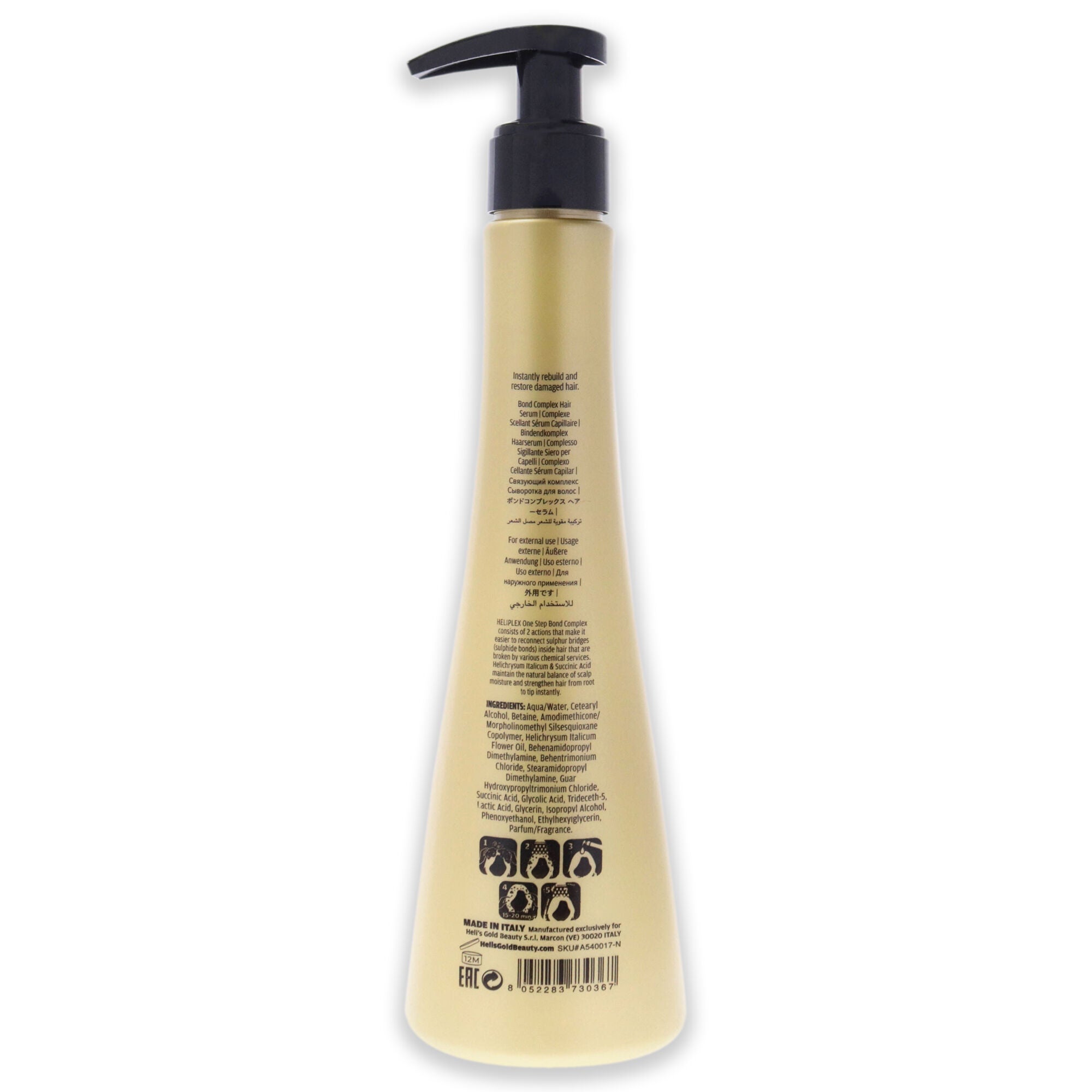 Heliplex One Step Hair Serum by Helis Gold for Unisex - 8.4 oz Serum, , alternate image number 4