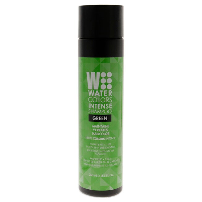 Watercolors Intense Shampoo - Green by Tressa for Unisex - 8.5 oz Shampoo, NA, hi-res image number null