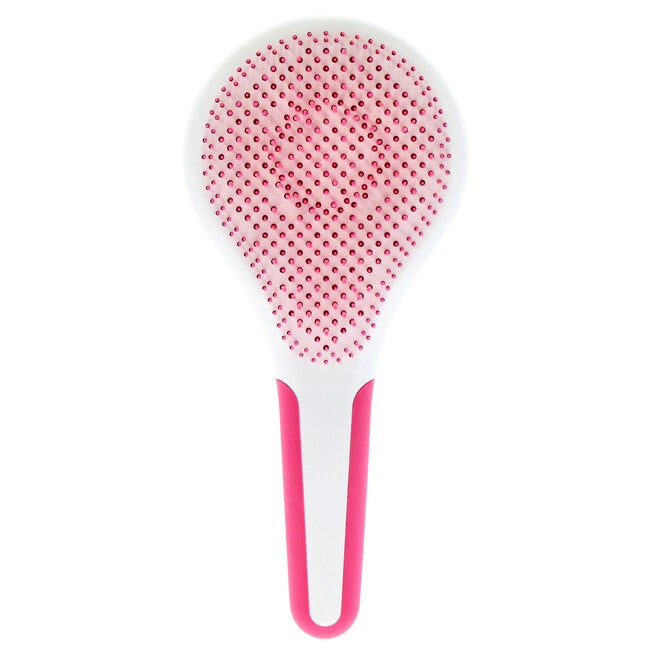 Wet and Dry Hair Detangler Fine Hair - Pink-White by Michel Mercier for Women - 1 Pc Hair Brush, , alternate image number null