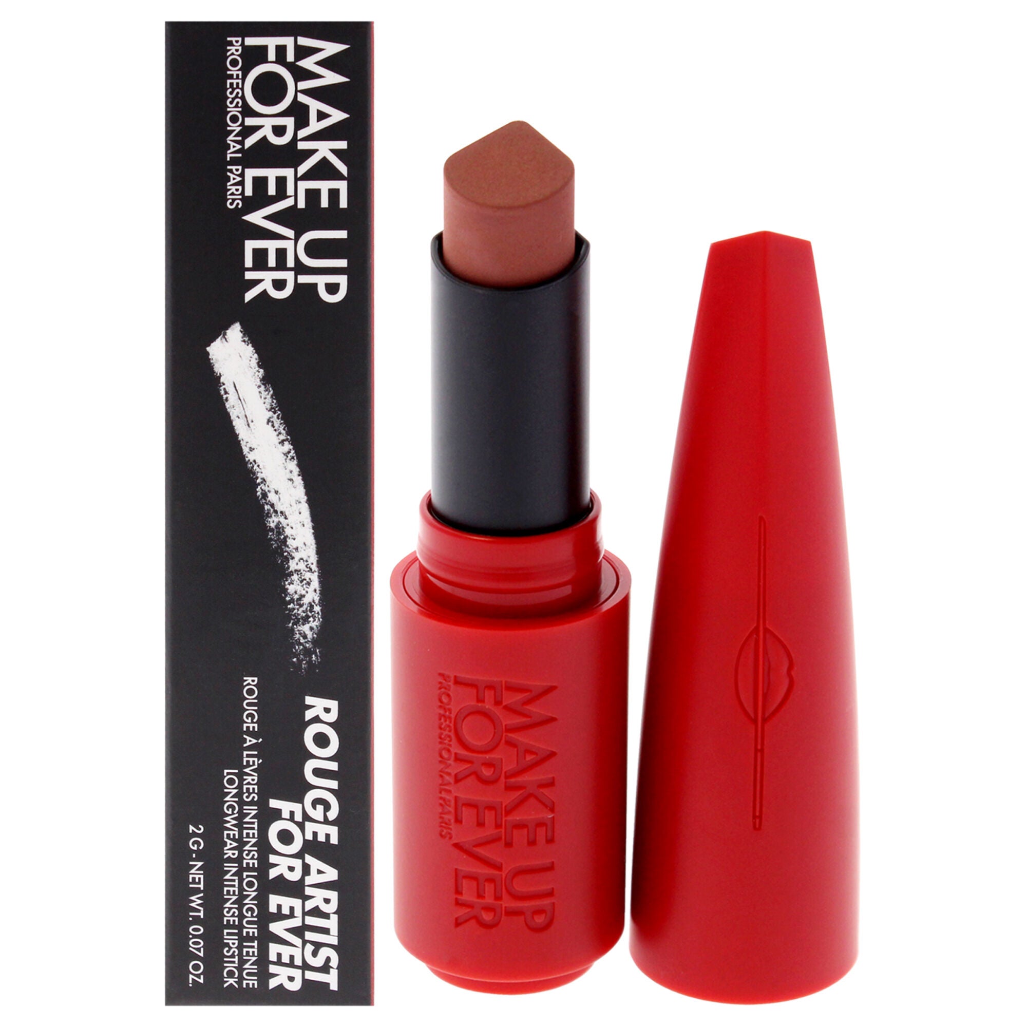 Rouge Artist For Ever Matte Lipstick - 606 Wherever Walnut by Make Up For Ever for Women - 0.07 oz Lipstick, Brown, hi-res image number 0