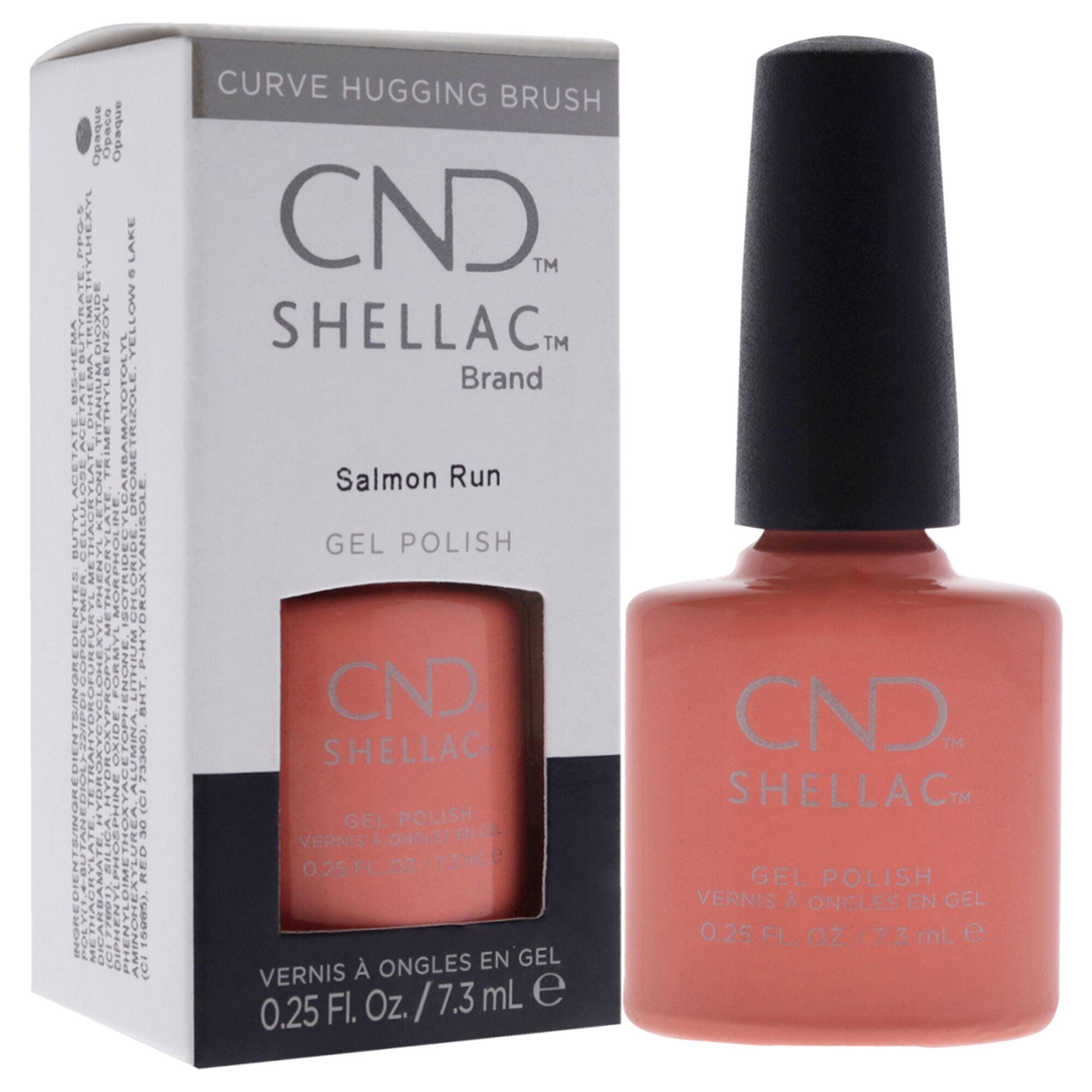 Shellac Nail Color - Salmon Run by CND for Women - 0.25 oz Nail Polish, , alternate image number 7