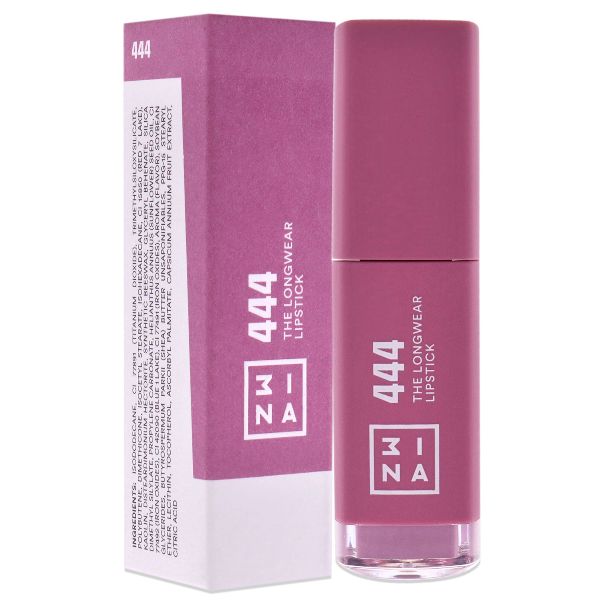 The Longwear Lipstick - 444 Lilac by 3INA for Women - 0.20 oz Lipstick, See Description, alternate image number 1