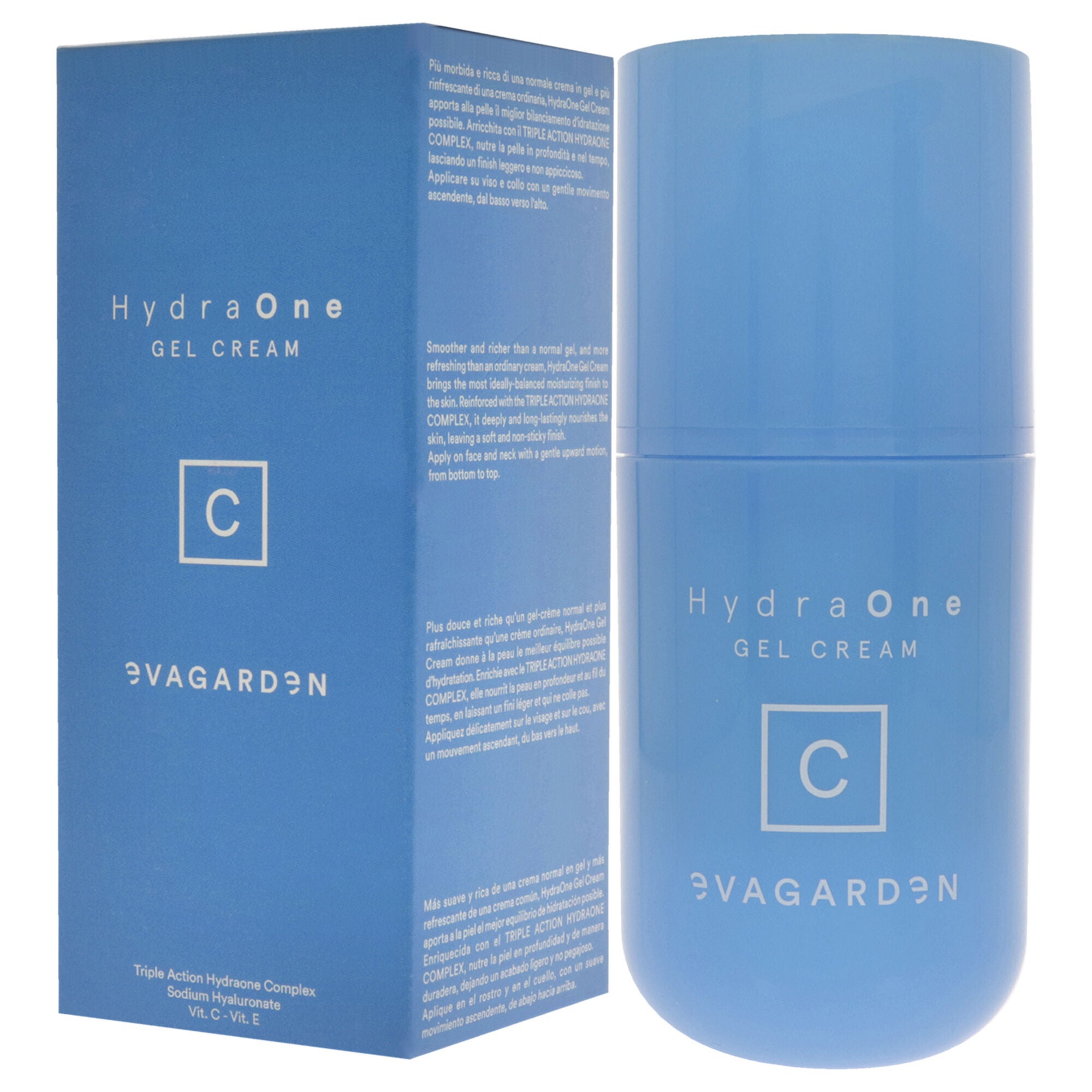 HydraOne Gel Cream by Evagarden for Unisex - 1.69 oz Gel, See Description, alternate image number 3