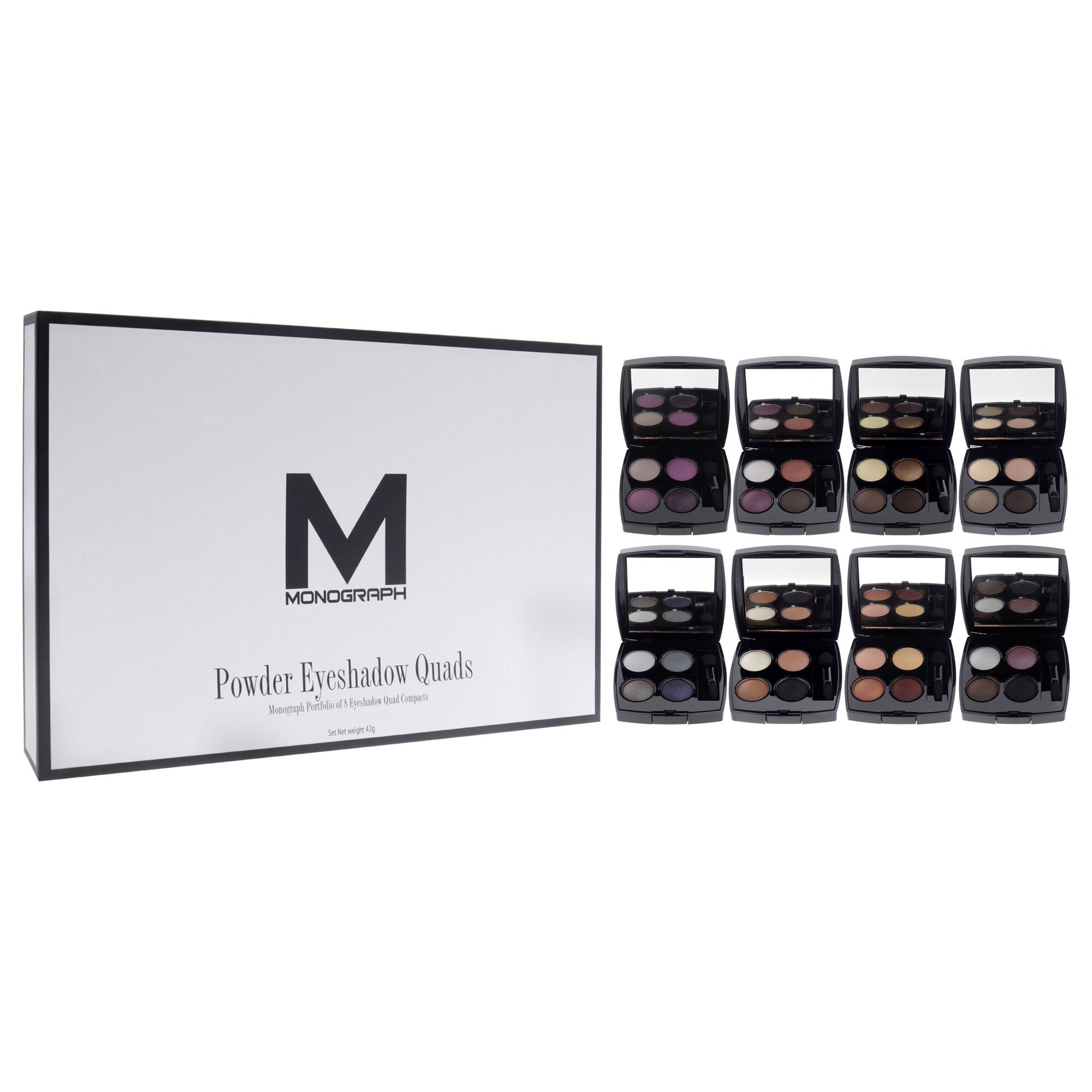 Monograph Collection Powder Eyeshadow Quads Portfolio by Artis for Women - 8 x 1.41 oz Eye Shadow, See Description, alternate image number 2