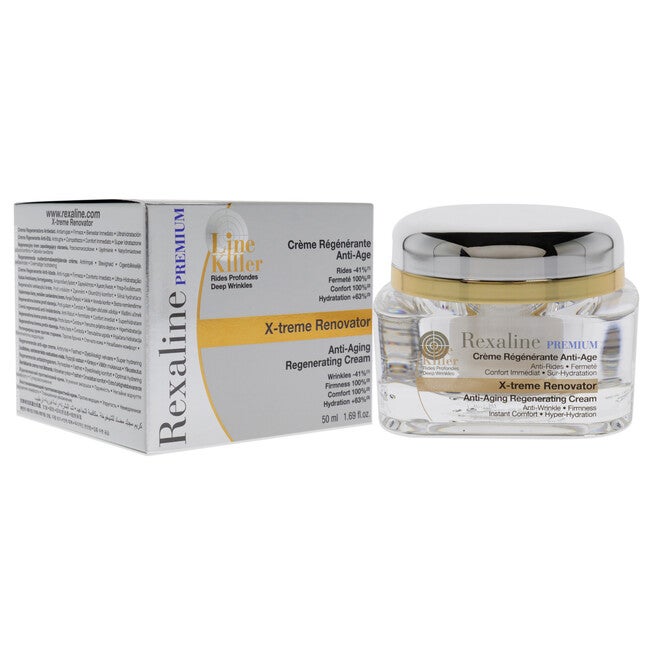 Line Killer X-Treme Renovator Anti-Aging Regenerating Cream by Rexaline for Unisex - 1.69 oz Cream, NA, alternate image number null