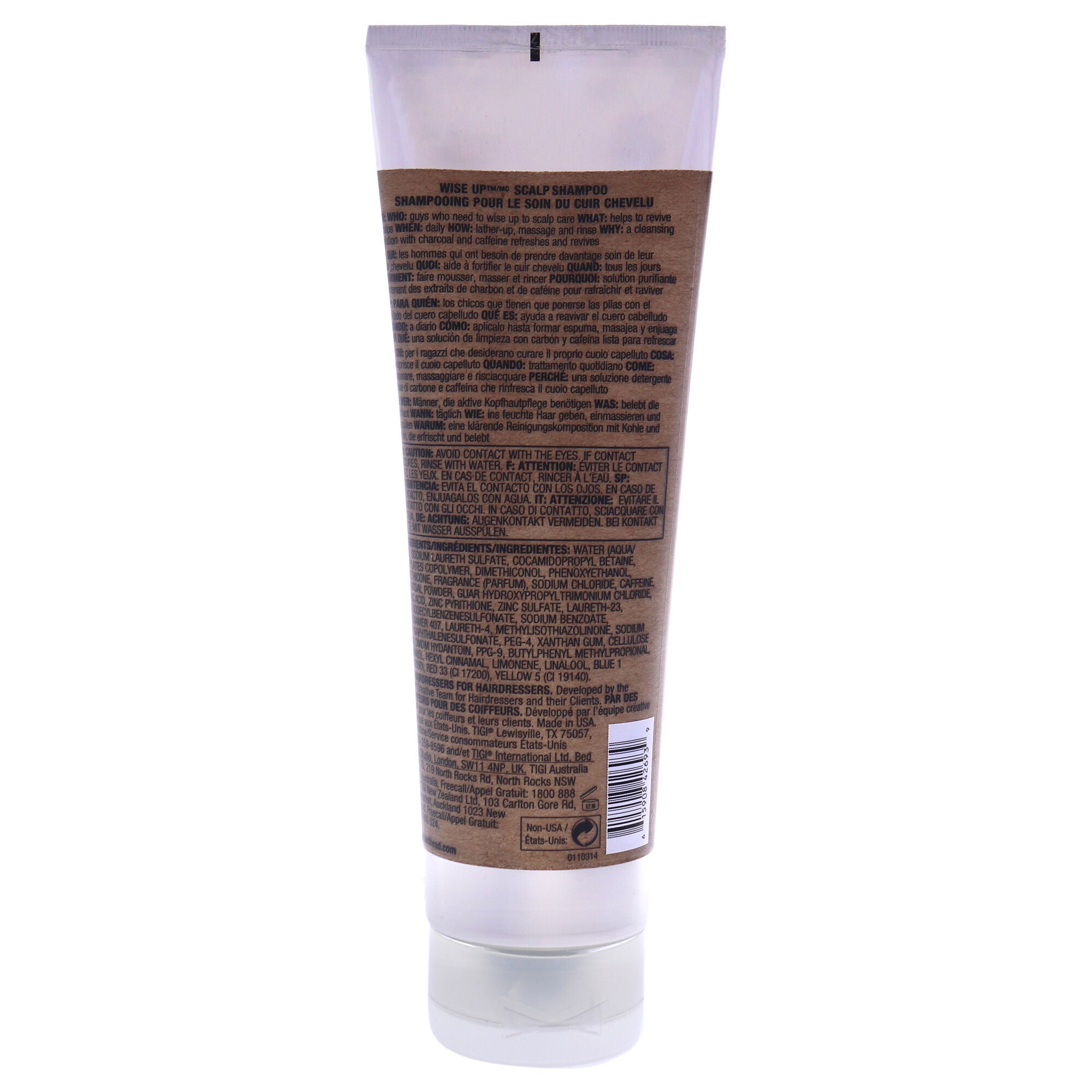 Bed Head for Men Wise Up Scalp Shampoo by TIGI for Men - 8.45 oz Shampoo, See Description, alternate image number 1