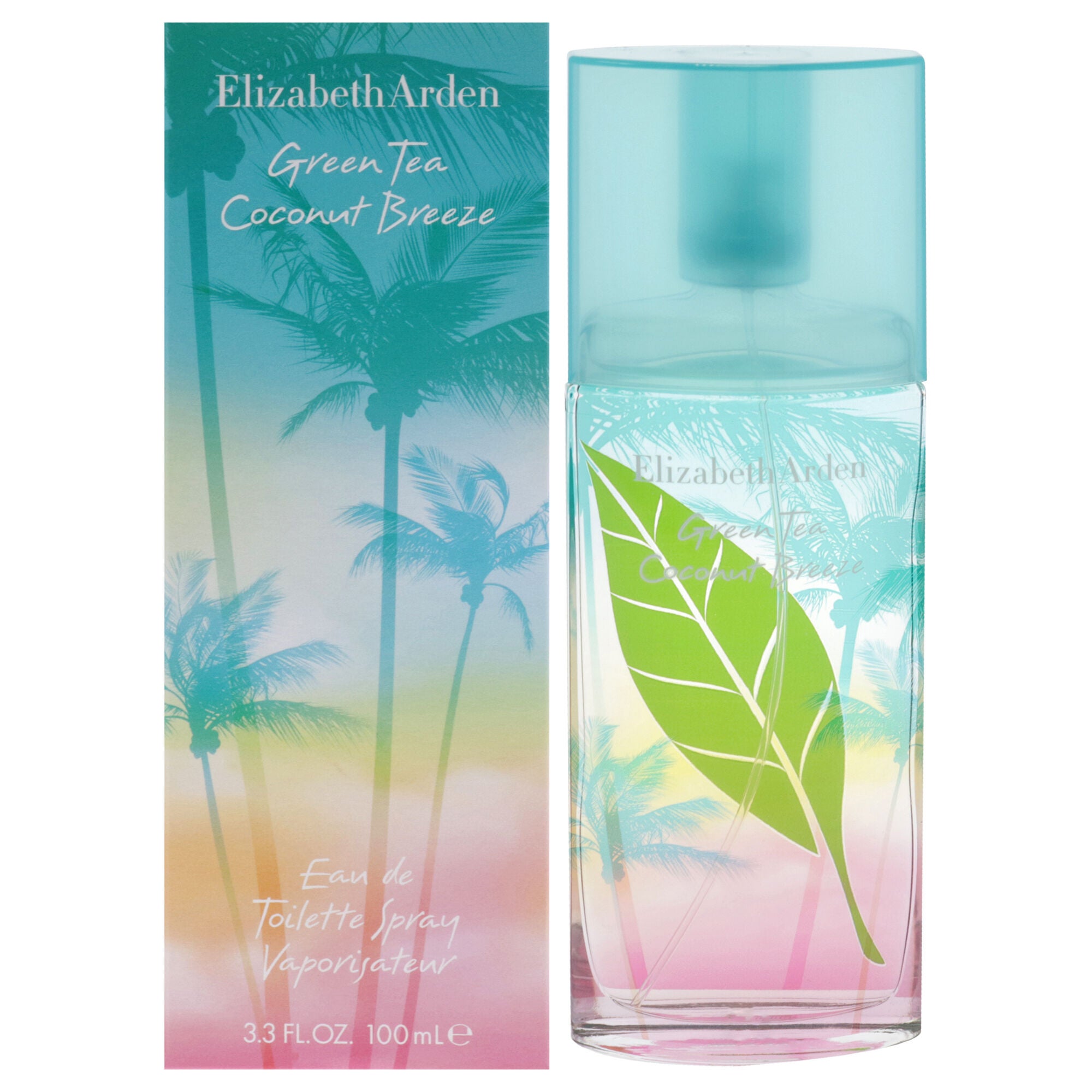 Green Tea Coconut Breeze by Elizabeth Arden for Women - 3.3 oz EDT Spray, Clear, hi-res image number 0