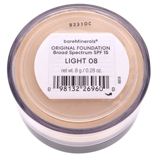 Original Foundation SPF 15 - Light (W15) by bareMinerals for Women - 0.28 oz Foundation, , alternate image number null