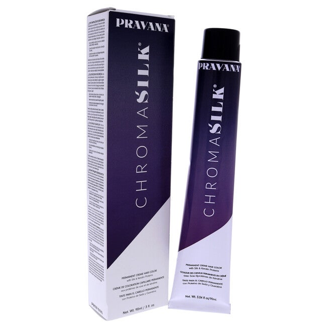 ChromaSilk Creme Hair Color - 6.45 Dark Copper Mahogany Blonde by Pravana for Unisex - 3 oz Hair Color, NA, alternate image number null