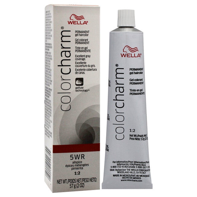 Color Charm Permanent Hair Color Gel - 5WR Allspice by Wella for Women - 2 oz Hair Color, NA, alternate image number null