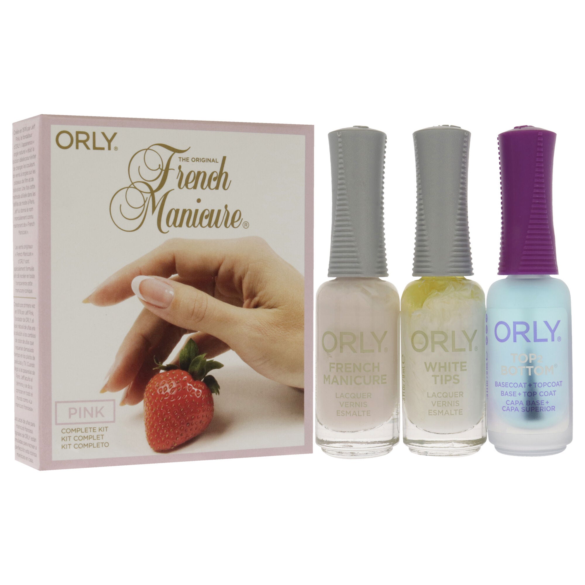 The Original French Manicure Kit Pink by Orly for Women - 4 Pc Kit, See Description, alternate image number 2
