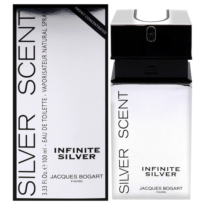 Silver Scent Infinite Silver by Jacques Bogart for Men - 3.33 oz EDT Spray, NA, hi-res image number null