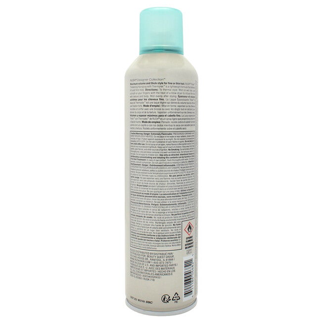 Thickr Thickening Hairspray by Rusk for Unisex - 10.6 oz Hair Spray, NA, alternate image number null