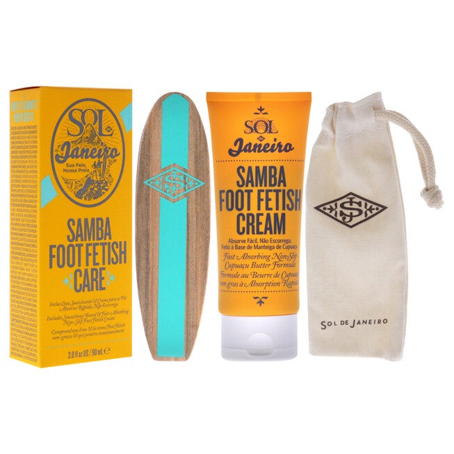 Samba 2-Step Foot Fetish Care by Sol de Janeiro for Unisex - 3 oz Cream, , alternate image number null