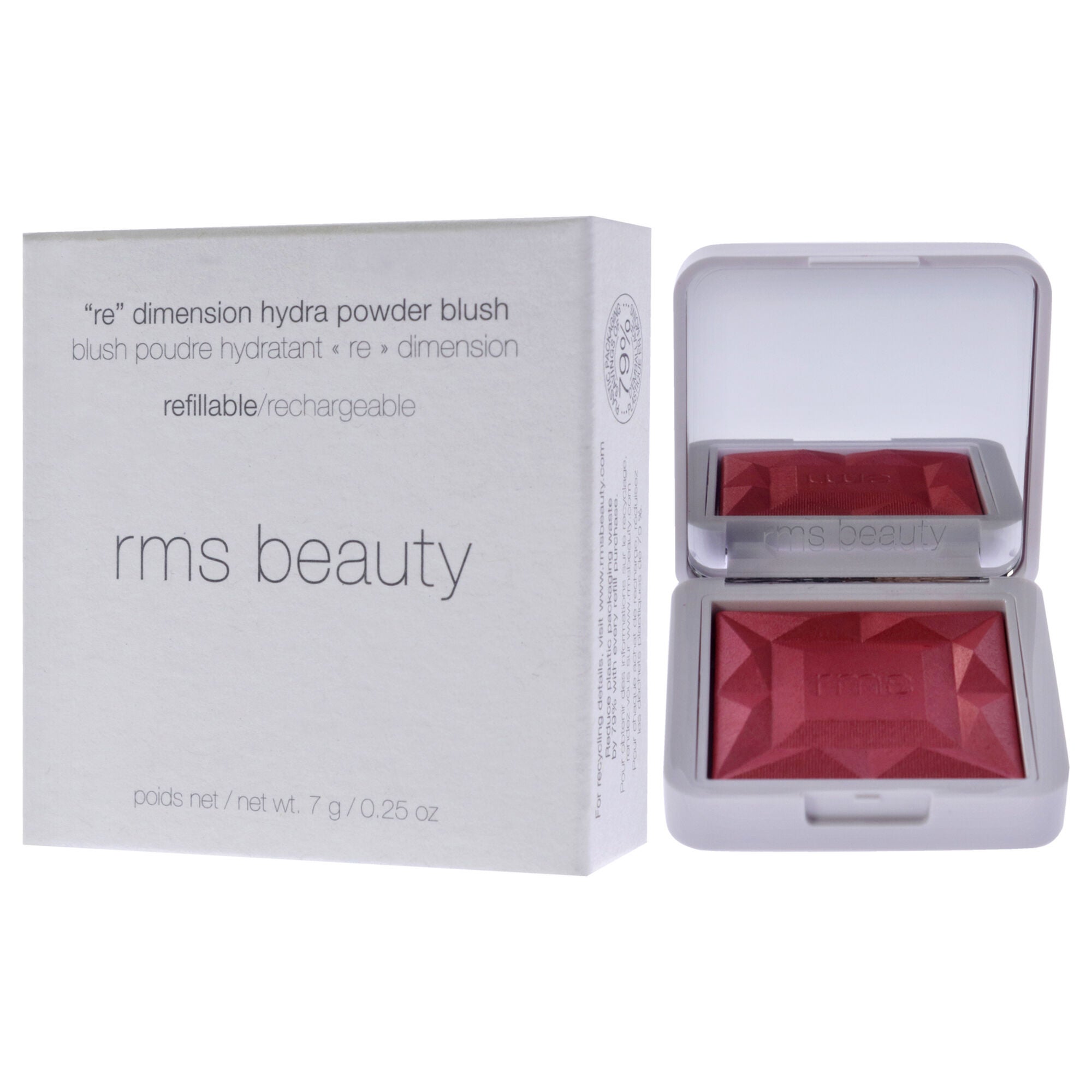 ReDimension Hydra Powder Blush - Pomegranate Frzz by RMS Beauty for Women - 0.25 oz Blush, See Description, alternate image number 3