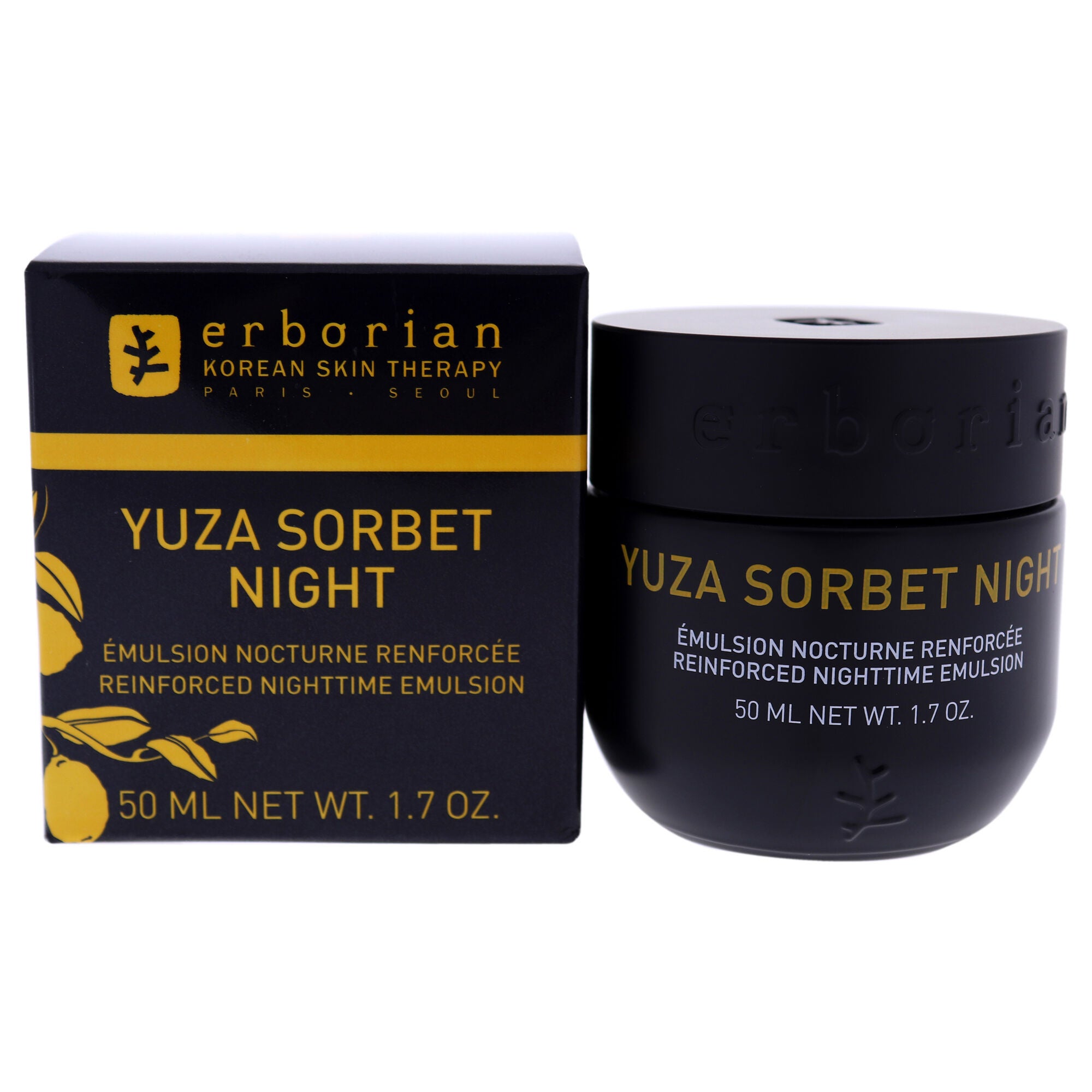 Yuza Sorbet Night Emulsion by Erborian for Women - 1.7 oz Emulsion, See Description, hi-res image number 0