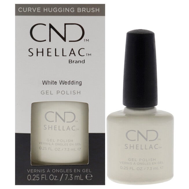 Shellac Nail Polish - White Wedding by CND for Women - 0.25 oz Nail Polish, NA, hi-res image number null