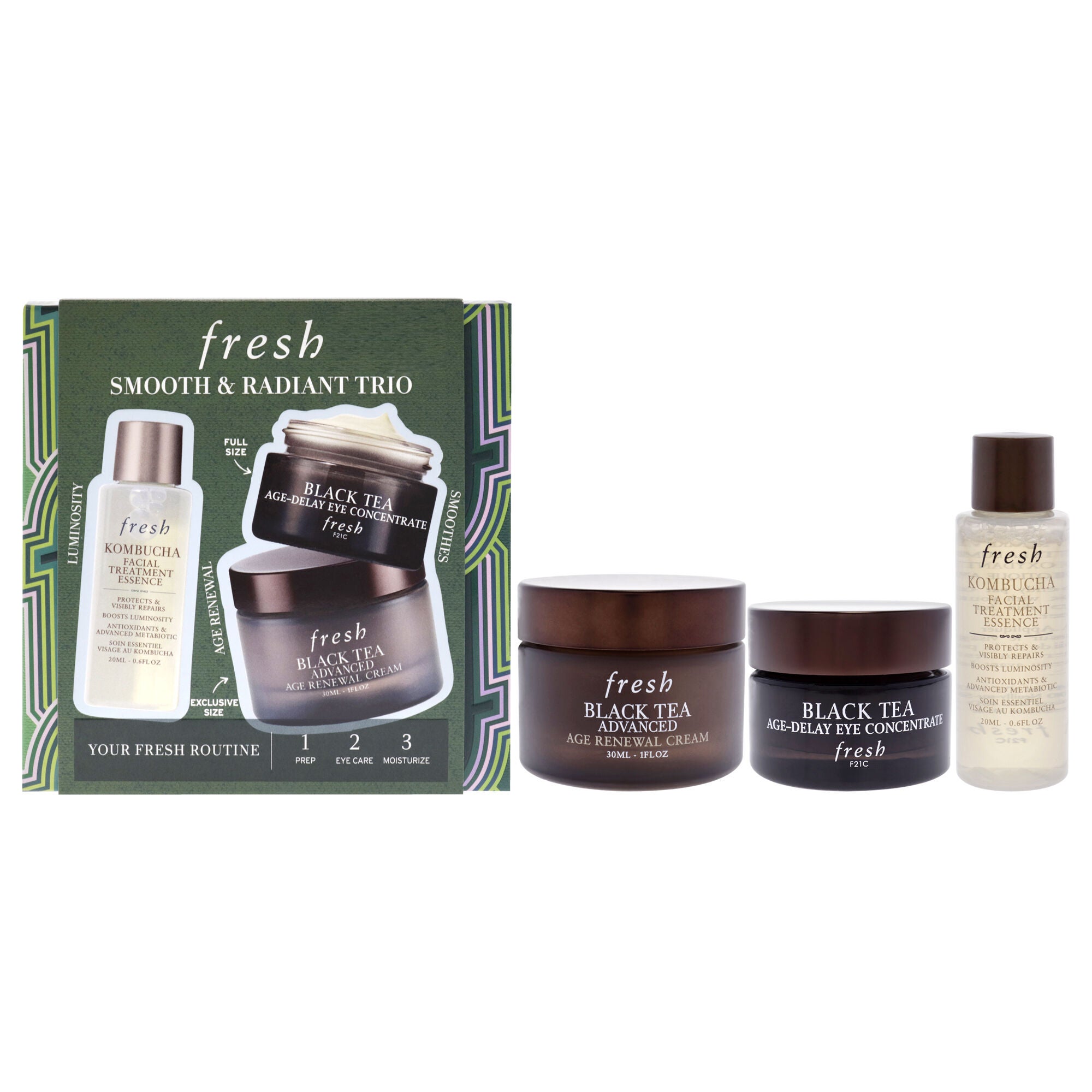 Smooth And Radiant Trio by Fresh for Women - 3 Pc Gift Set, See Description, hi-res image number 0