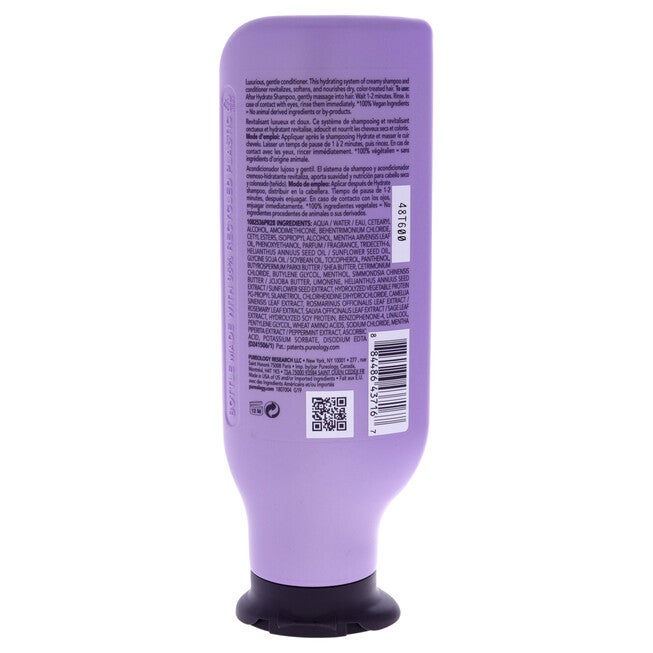 Hydrate Conditioner by Pureology for Unisex - 9 oz Conditioner, , alternate image number null