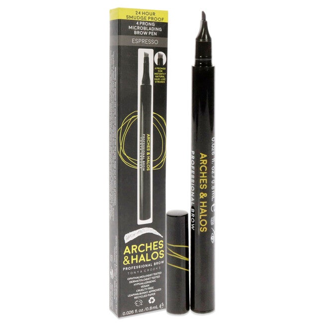 Microblading Brow Shaping Pen - Espresso by Arches and Halos for Women - 0.026 oz Eyebrow Pen, , alternate image number null