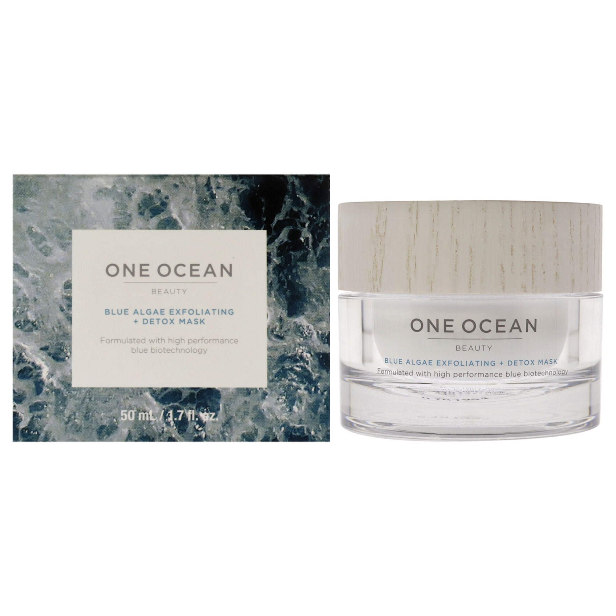 Blue Algae Exfoliating Plus Detox Mask by One Ocean Beauty for Women - 1.7 oz Mask, See Description, hi-res image number 0