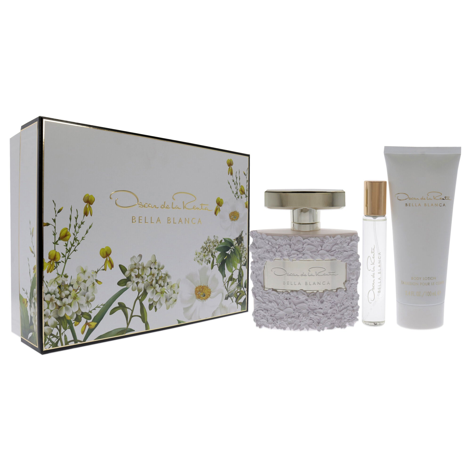 Bella Blanca by Oscar De La Renta for Women - 3 Pc Gift Set 3.4oz EDP Spray, 0.5oz EDP Spray, 3.4oz Body Lotion, , alternate image number 5