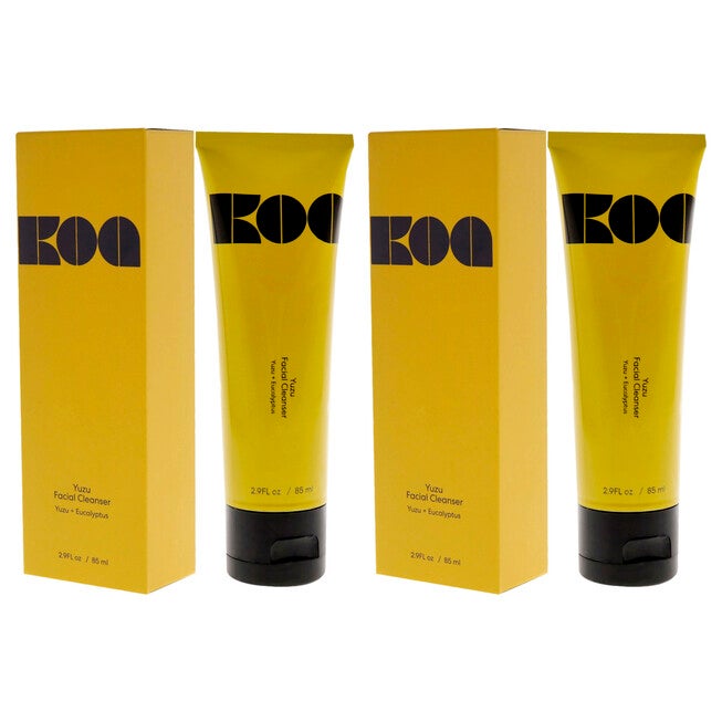 Yuzu Facial Cleanser by KOA for Unisex - 2.9 oz Cleanser - Pack of 2, NA, alternate image number null