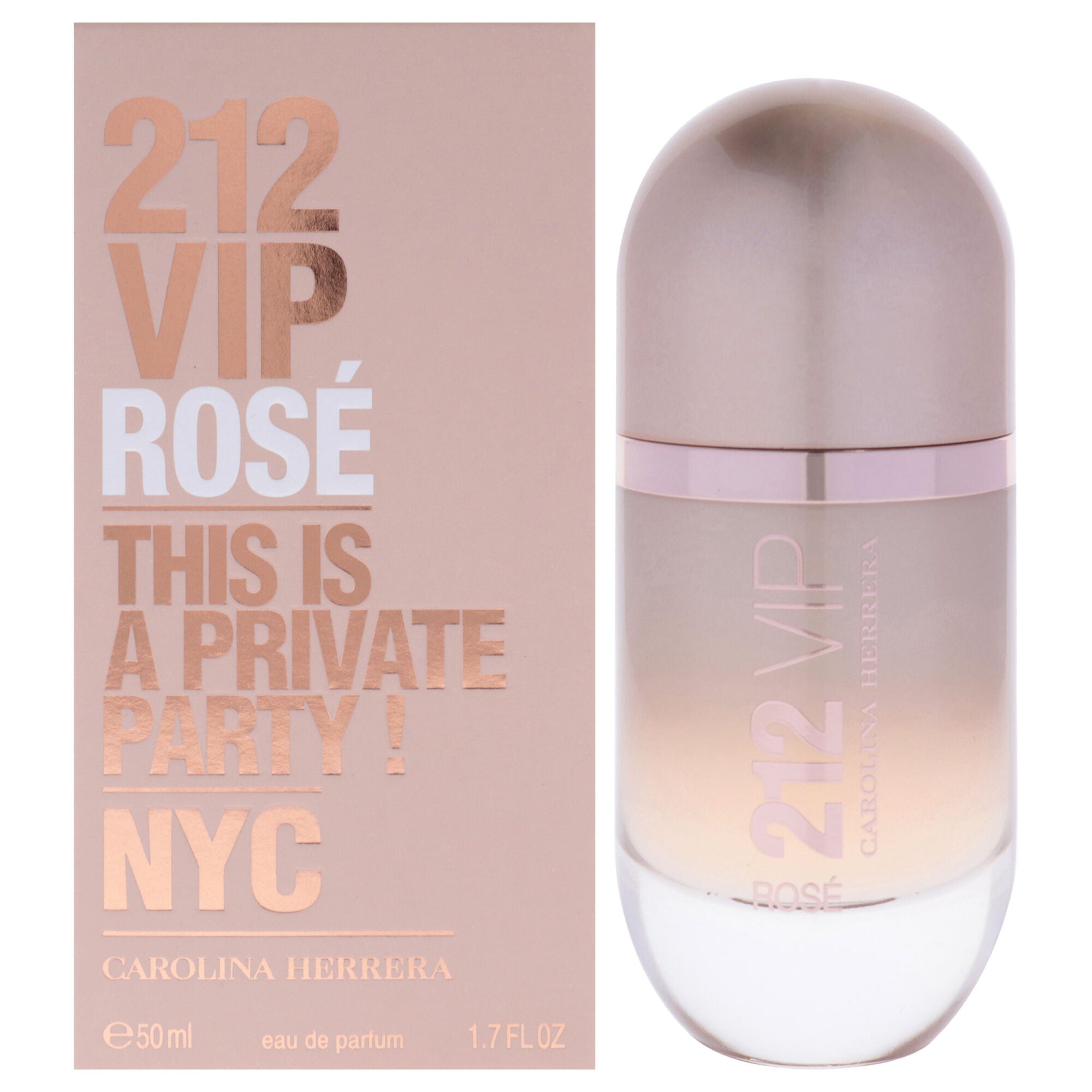 212 VIP Rose by Carolina Herrera for Women - 1.7 oz EDP Spray, See Description, hi-res image number 0