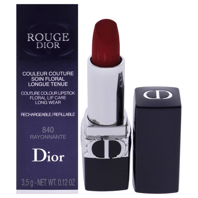 Rouge Dior Velvet Lipstick - 840 Rayonnante by Christian Dior for Women - 0.12 oz Lipstick, NA, hi-res image number null