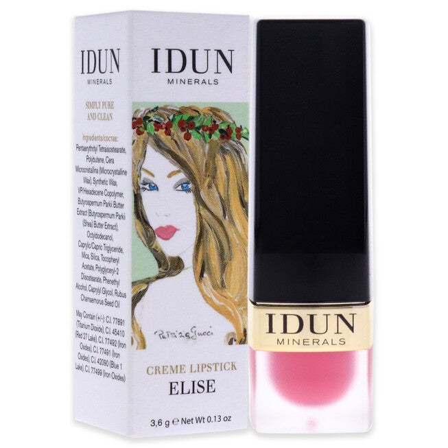 Creme Lipstick - 201 Elise by Idun Minerals for Women - 0.13 oz Lipstick, NA, alternate image number null