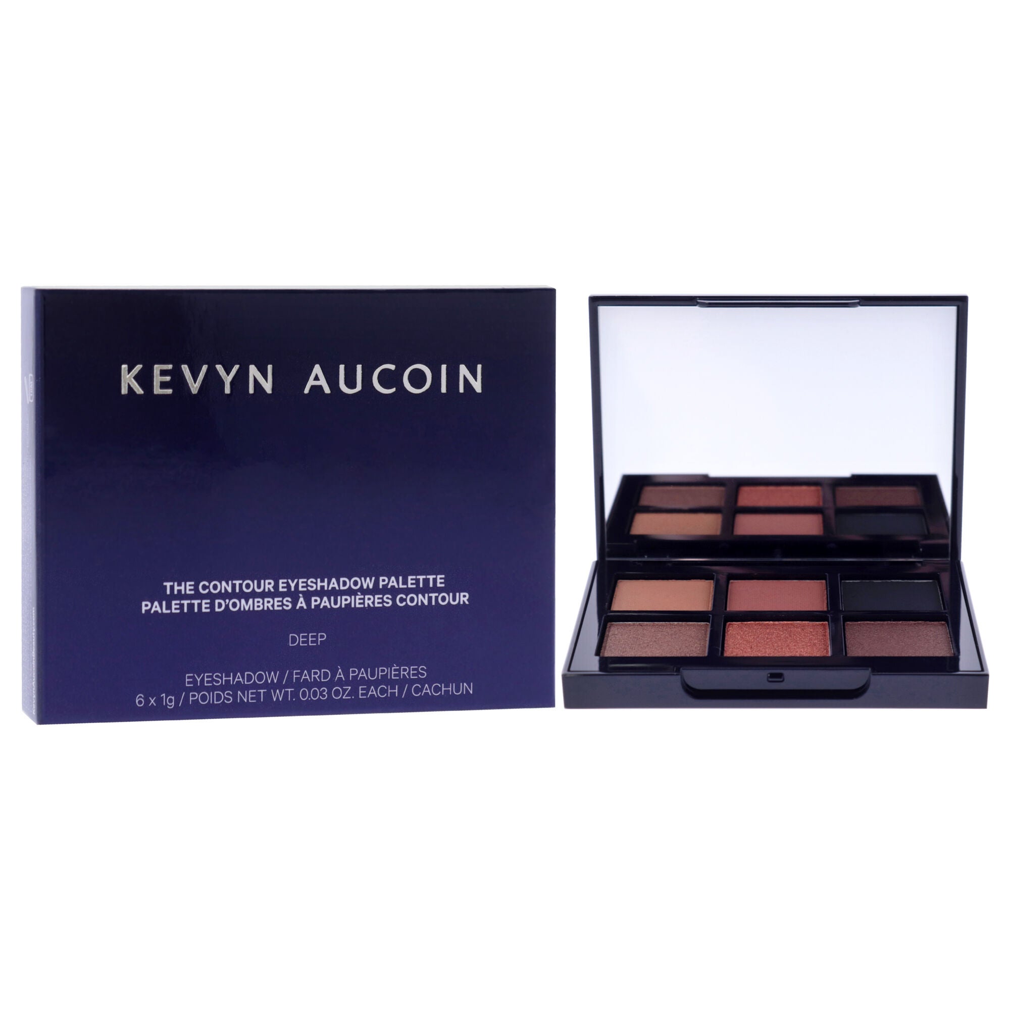 The Contour Eyeshadow Palette - Deep by Kevyn Aucoin for Women - 0.18 oz Eye Shadow, See Description, alternate image number 1
